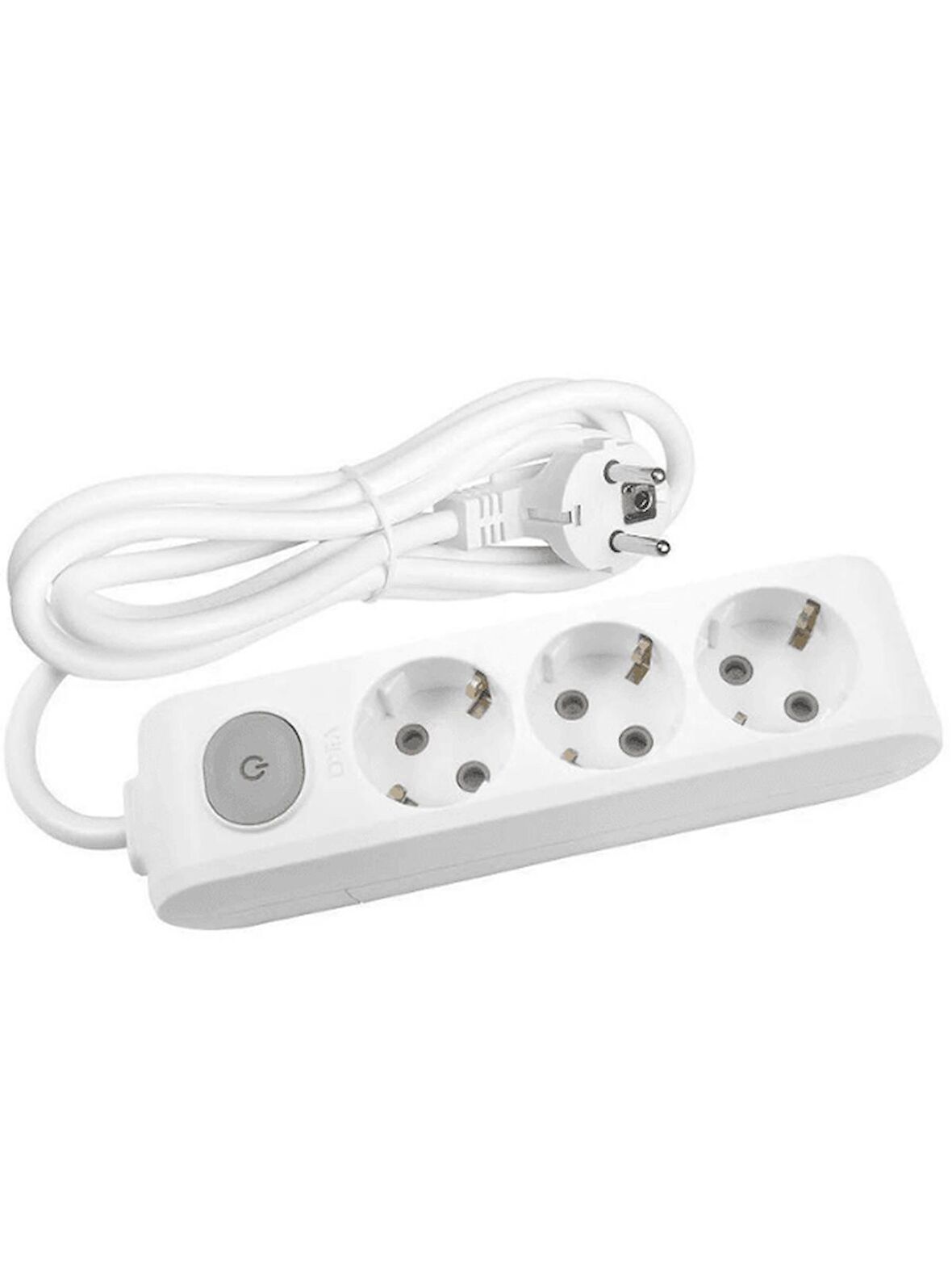 Viko Multi Let (3'Lü) Üçlü Priz Topraklı Anahtarlı Kablolu 2 (İki) Metre (2 Adet)