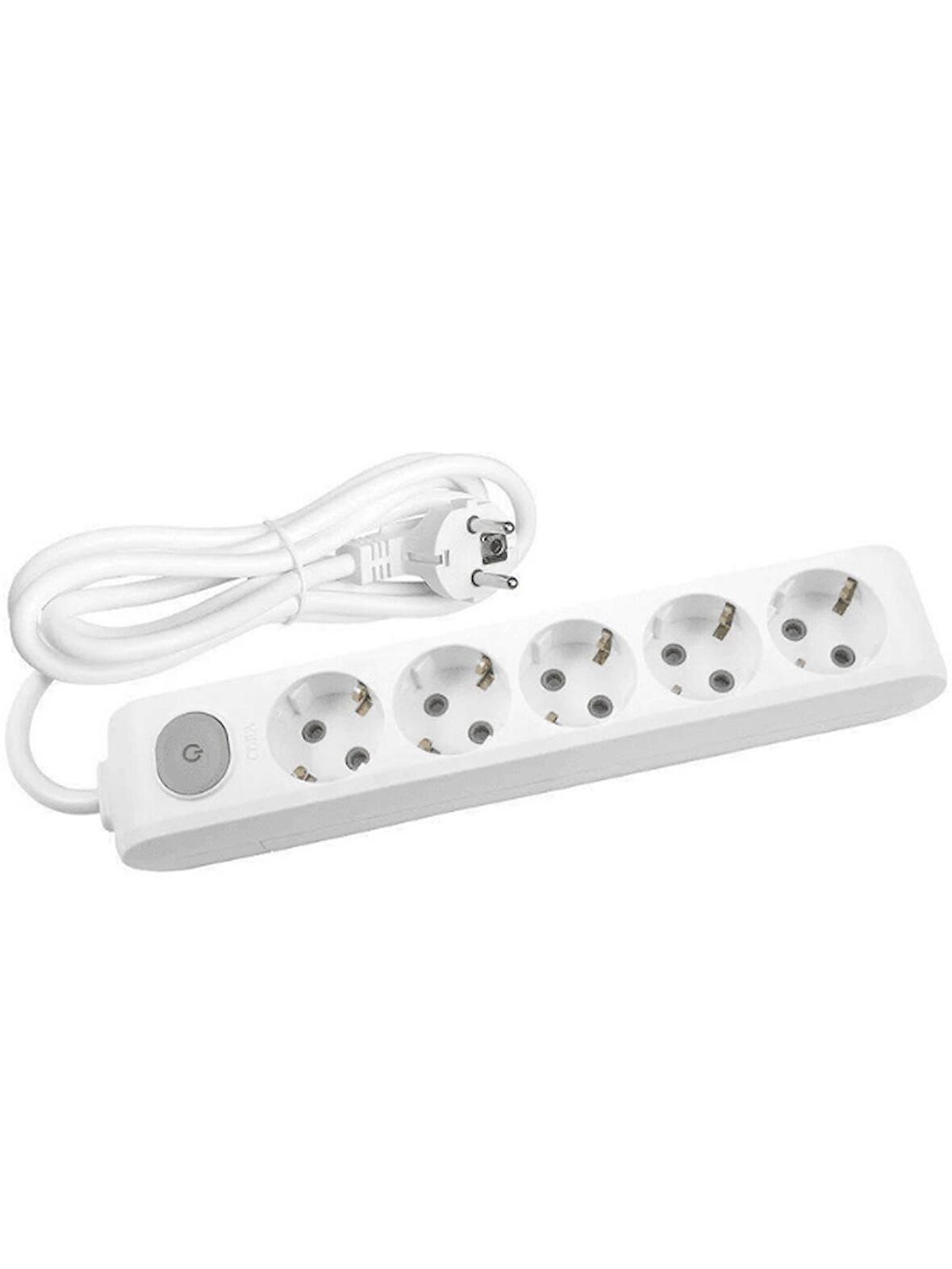 Viko Multi Let (5'Li) Beşli Priz Topraklı Anahtarlı Kablolu 2 (İki) Metre
