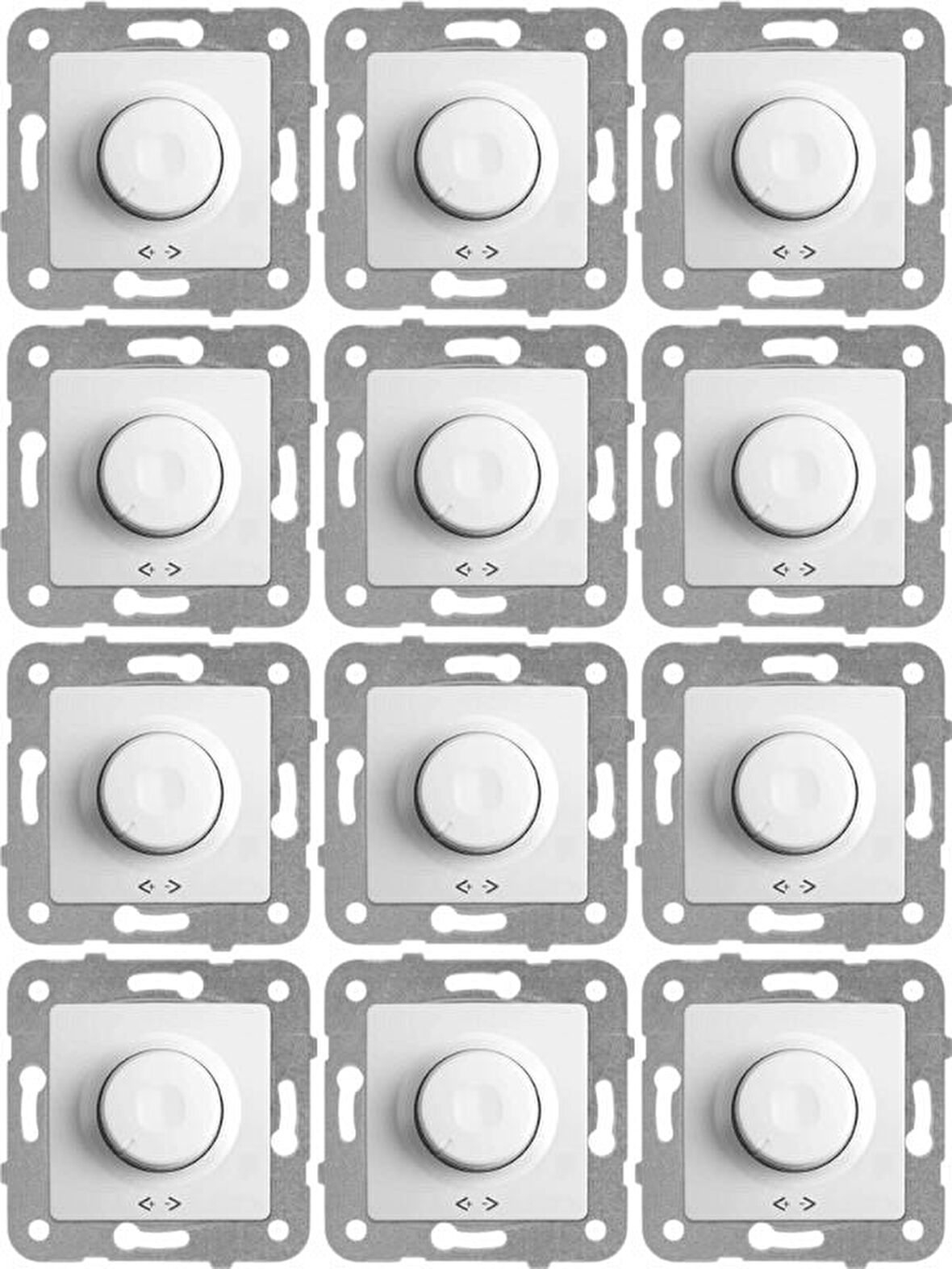 Viko Linnera Dimmer Beyaz (Çerçeve Dahil) 90440047 (12 Adet)