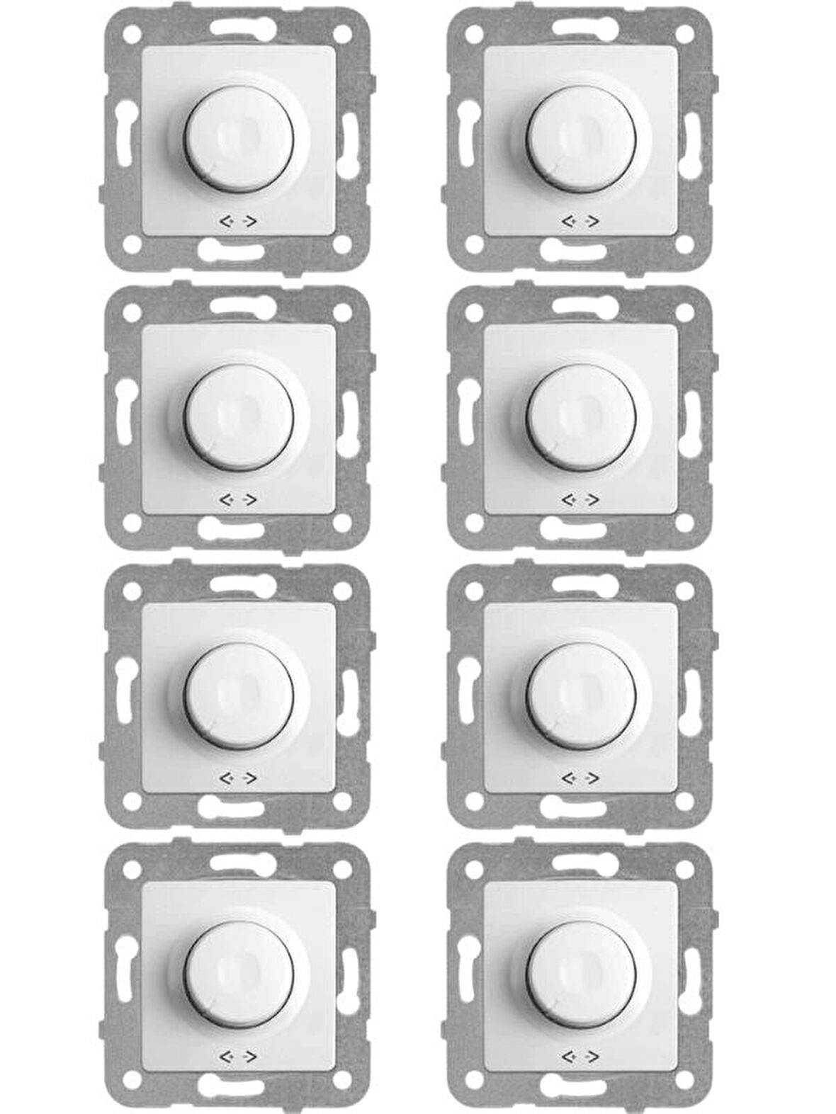 Viko Linnera Dimmer Beyaz (Çerçeve Dahil) 90440047 (8 Adet)
