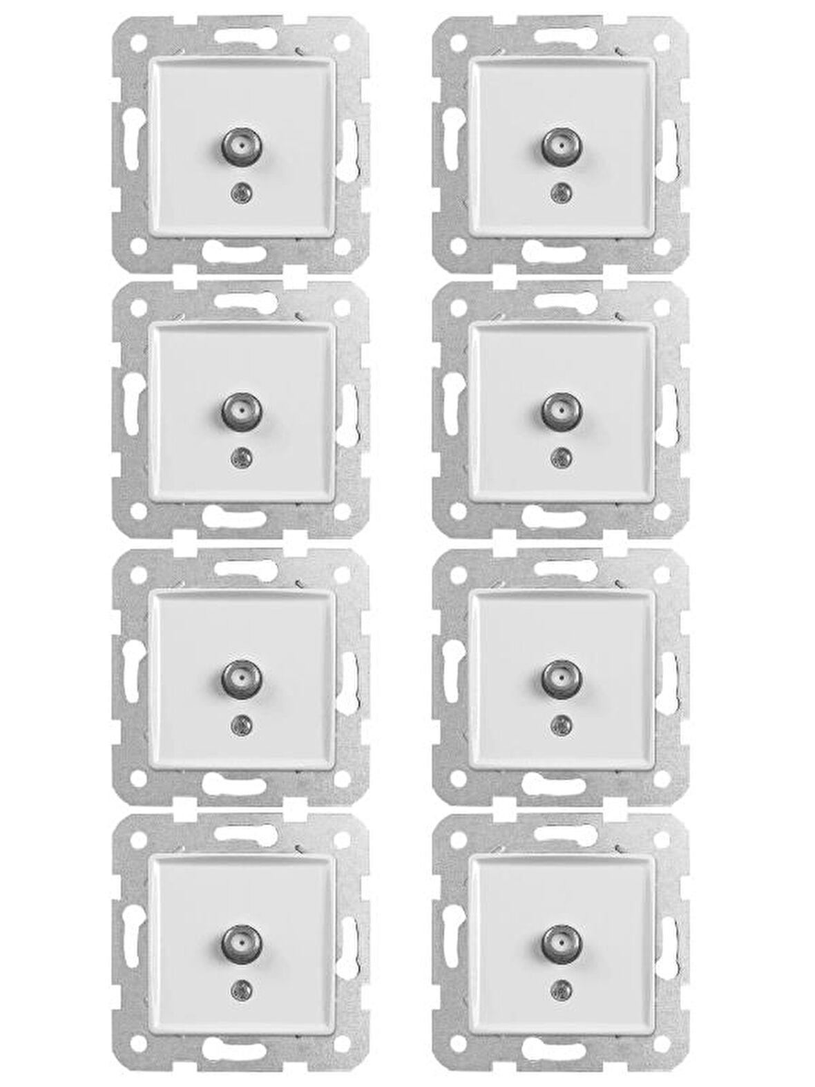 Viko Linnera Uydu Prizi F Konnektörlü Sonlu (Çerçeve Dahil) 90440096 (8 Adet)