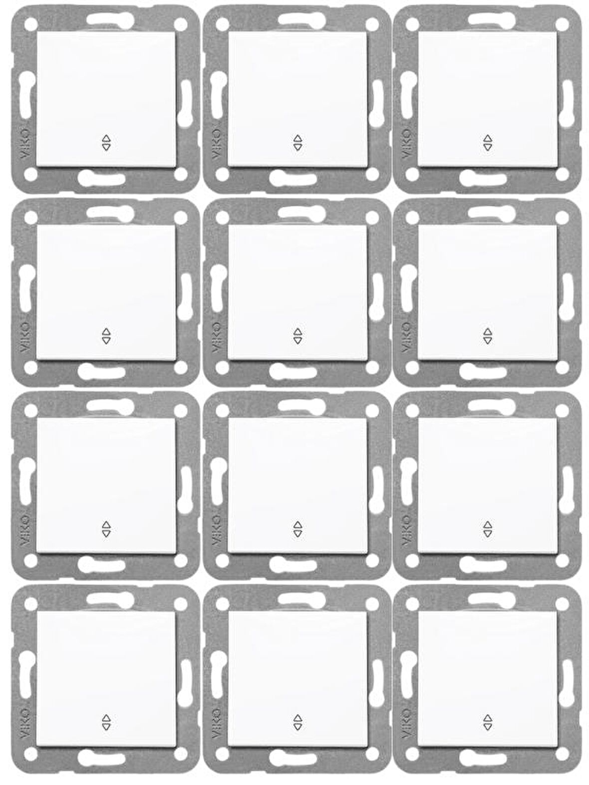 Viko Karre Vavien Beyaz (Çerçeve Dahil) 90967004 (12 Adet)