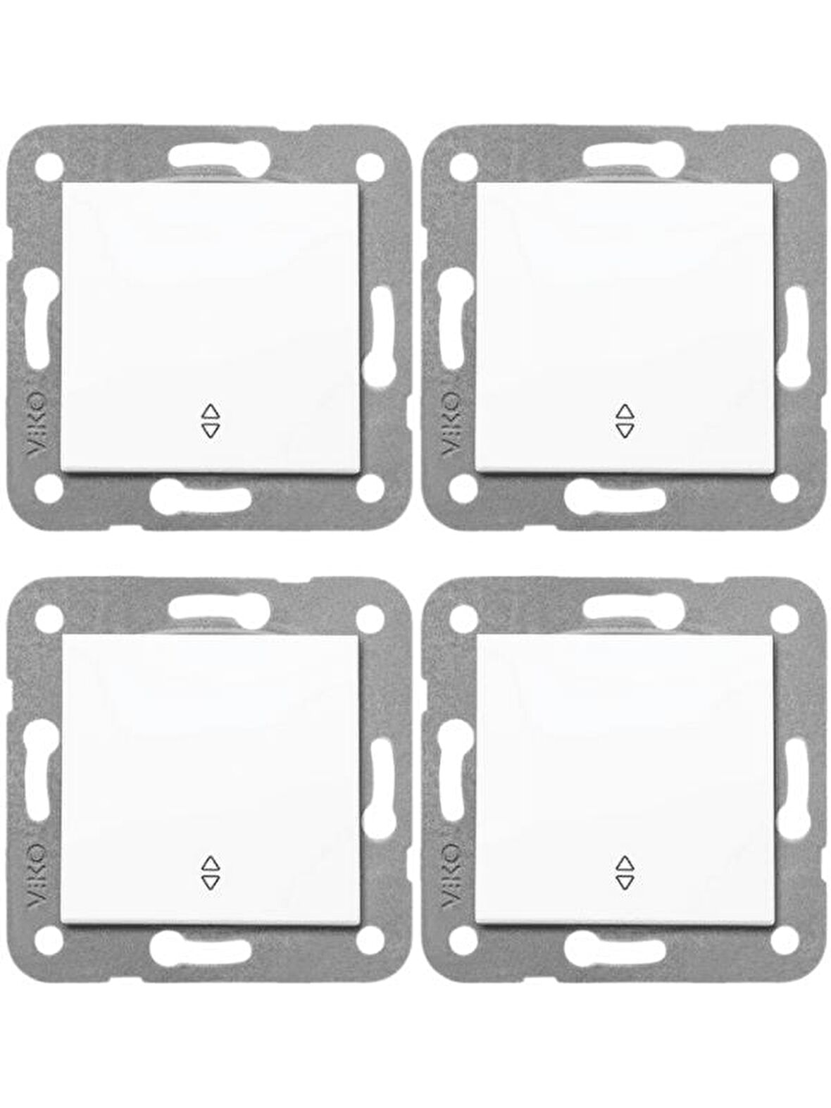 Viko Karre Vavien Beyaz (Çerçeve Dahil) 90967004 (4 Adet)