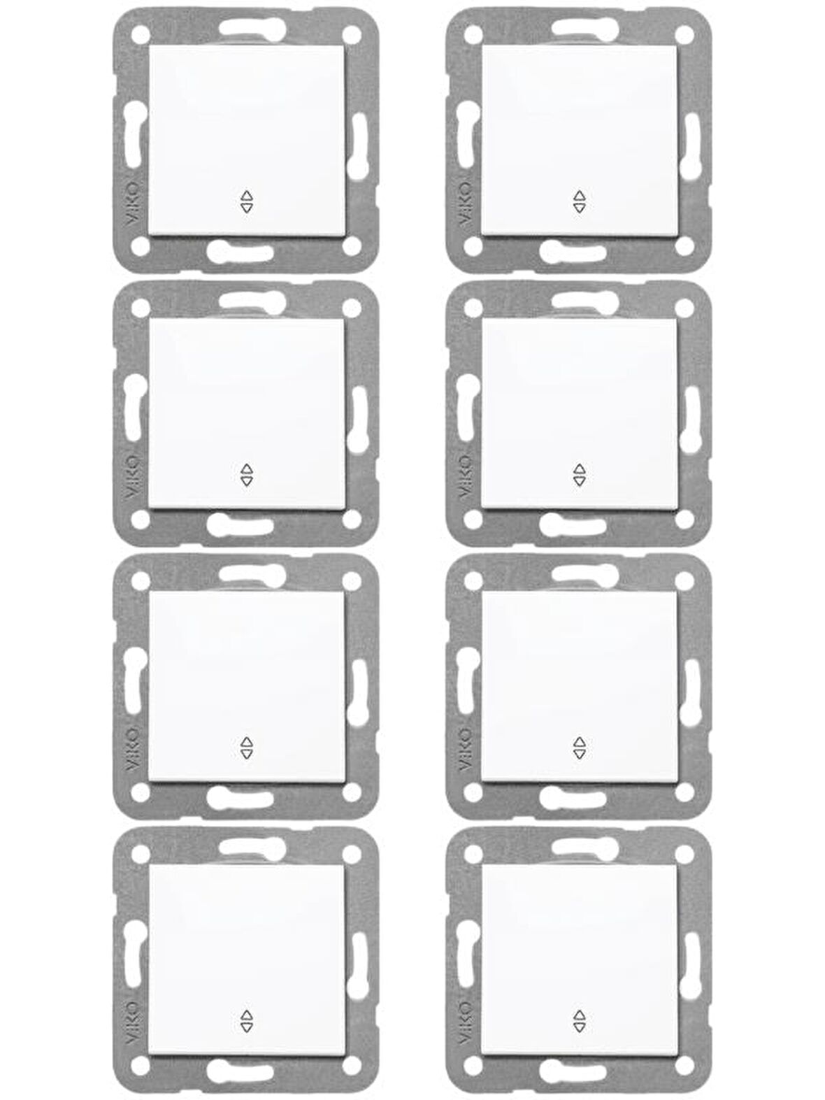 Viko Karre Vavien Beyaz (Çerçeve Dahil) 90967004 (8 Adet)