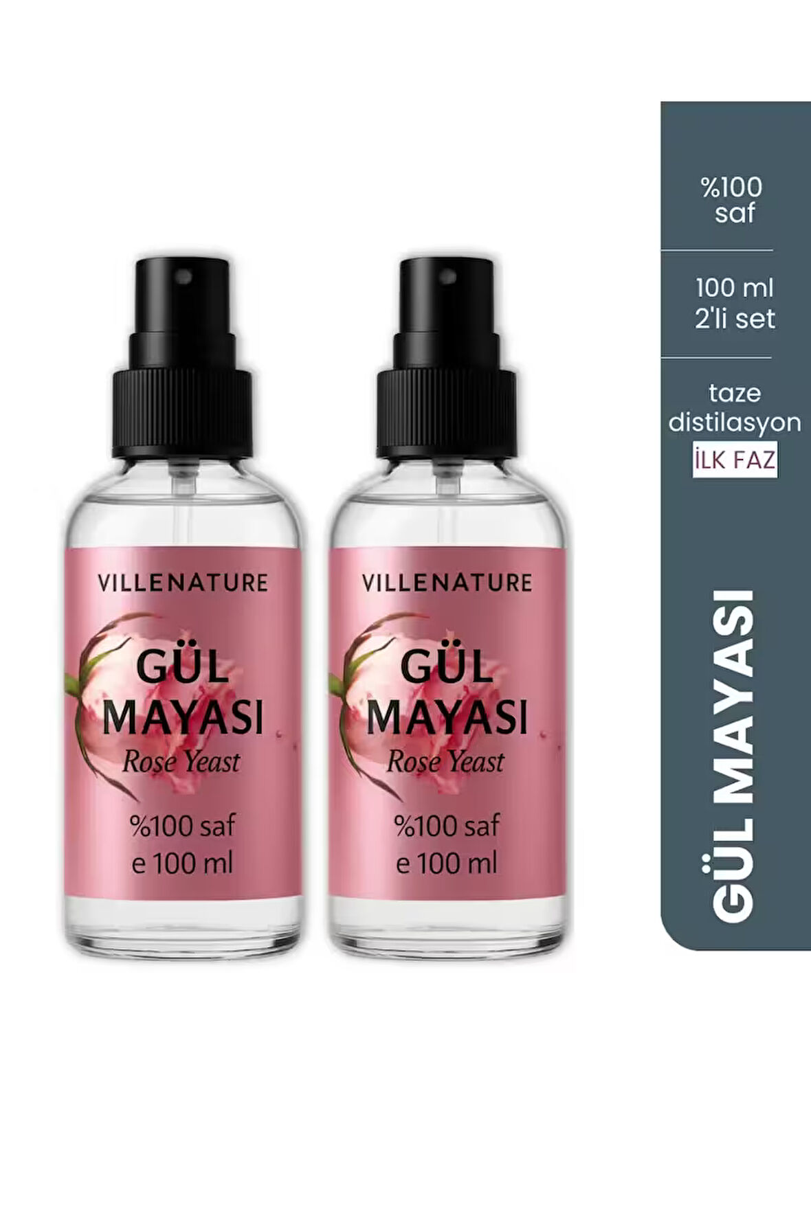2'li Set Gül Mayası “Rose Yeast” (Rosa Damascena) 100 ML