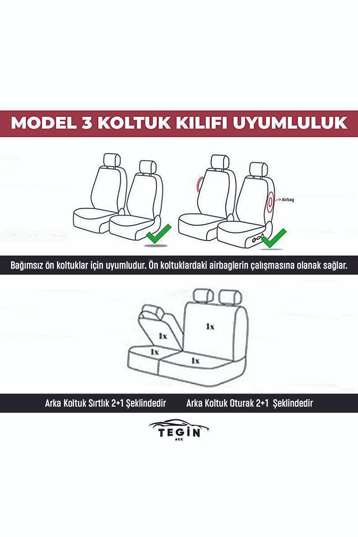 Fiat Stilo Hachback 2001-2006 Aracınıza Uyumlu Koltuk Kılıfı Vira Ticari Gri