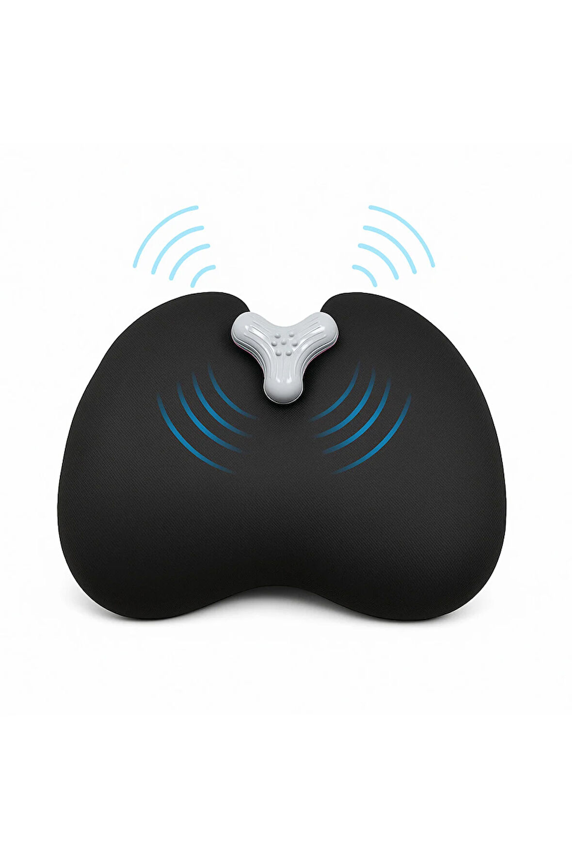 Ortopedik Bel ve Sırt Destek Minderi – Masajlı, Titreşimli, Klipsli, Ofis, Araç ve Ev İçin