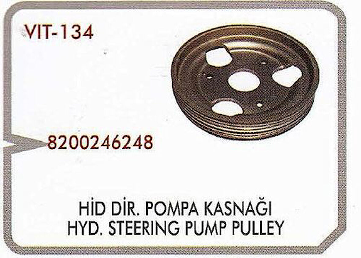 Vıtesse 134 Hidrolik Direksiyon Pompa Kasnağı Kangoo Clıo K7M K7J E7J