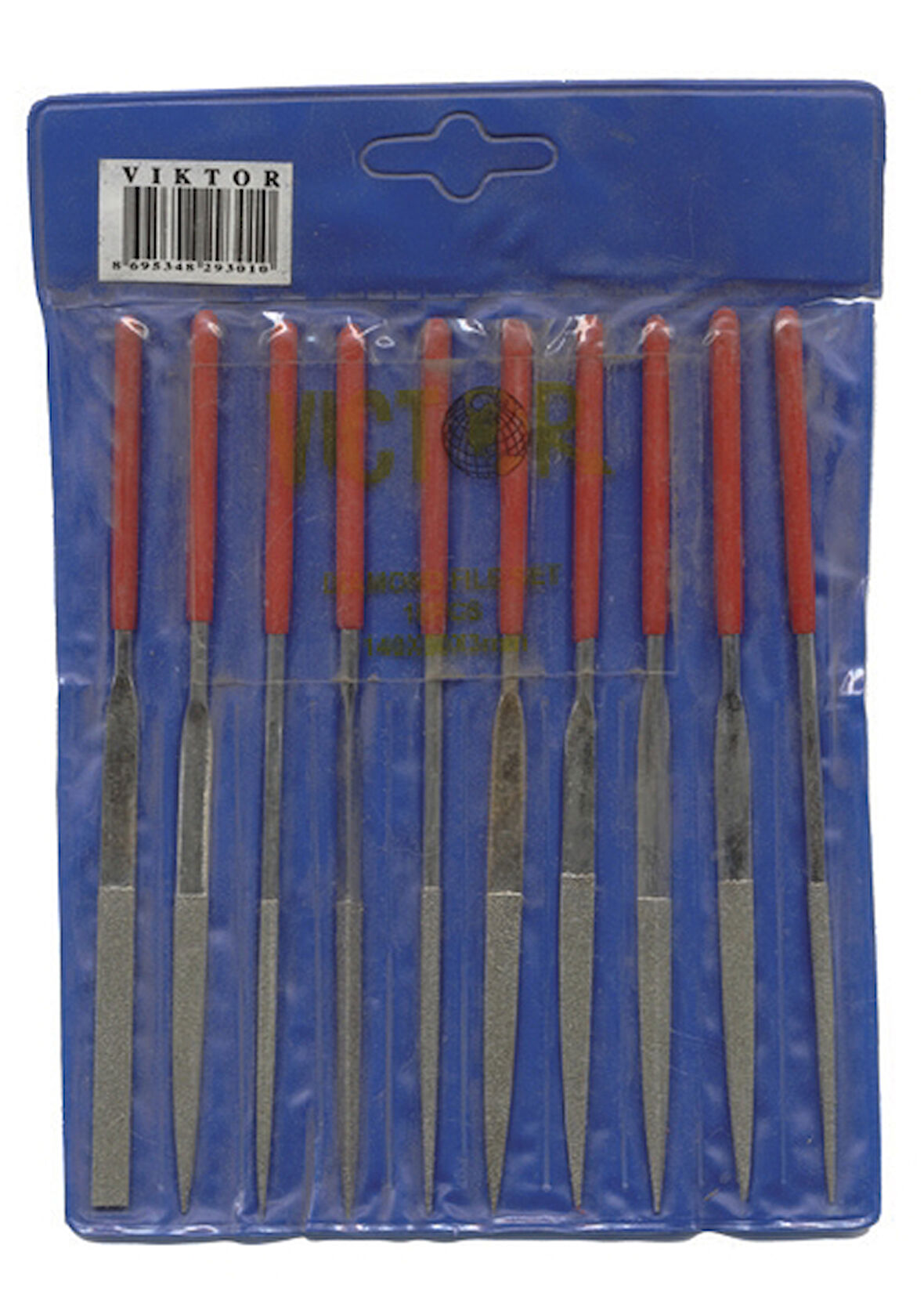 Vinko VI29313 160x50x4mm 10’lu Elmas Saatçi Eğe Seti