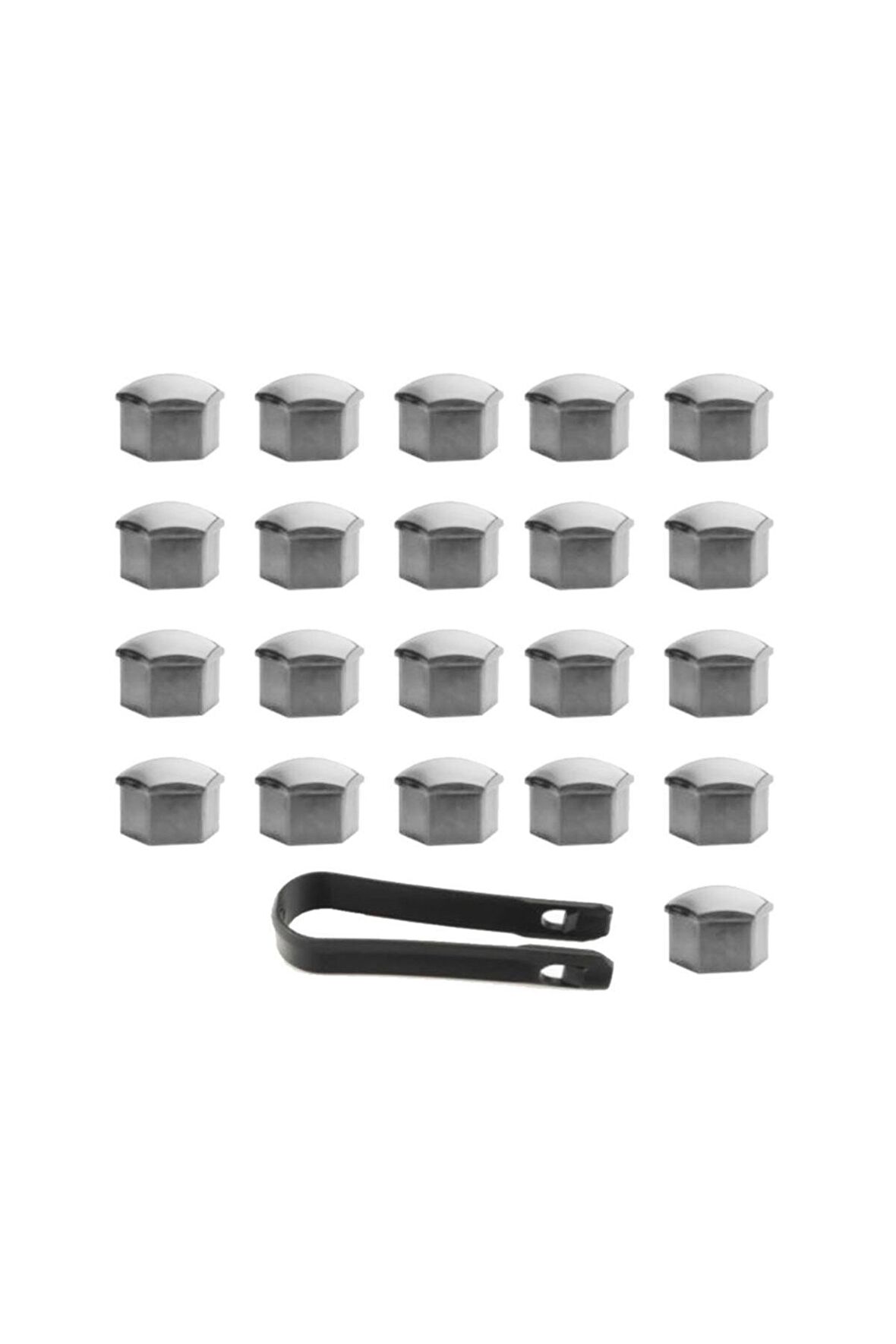 Seat Ibiza Uyumlu Bijon Kapağı Takım Gri 1993-1998 Model Arası Araçlara 321601173a