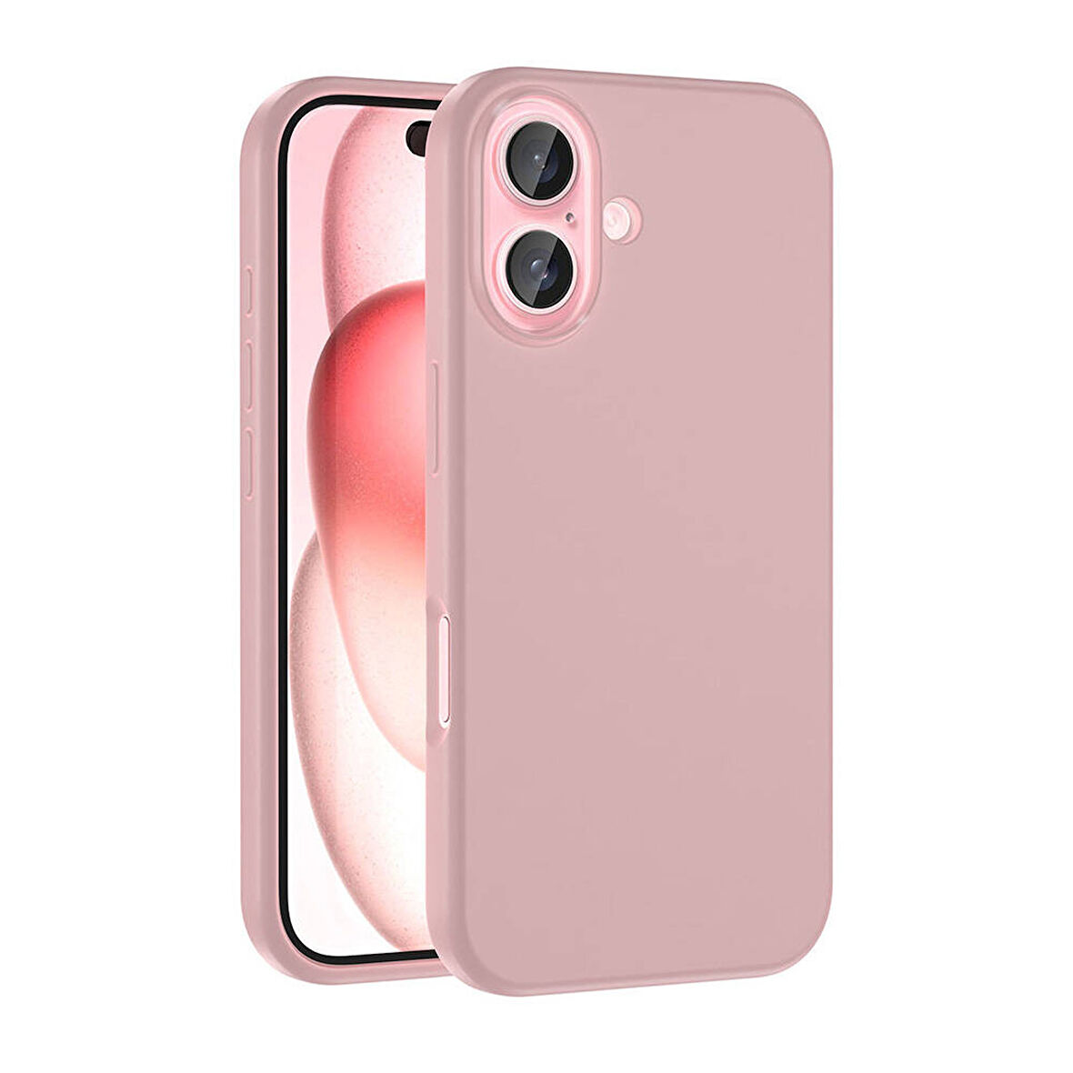 Forzacase iPhone 16 ile uyumlu Velvet Serisi İçi Kadife Magsafe Şarj Özellikli Silikon Kılıf