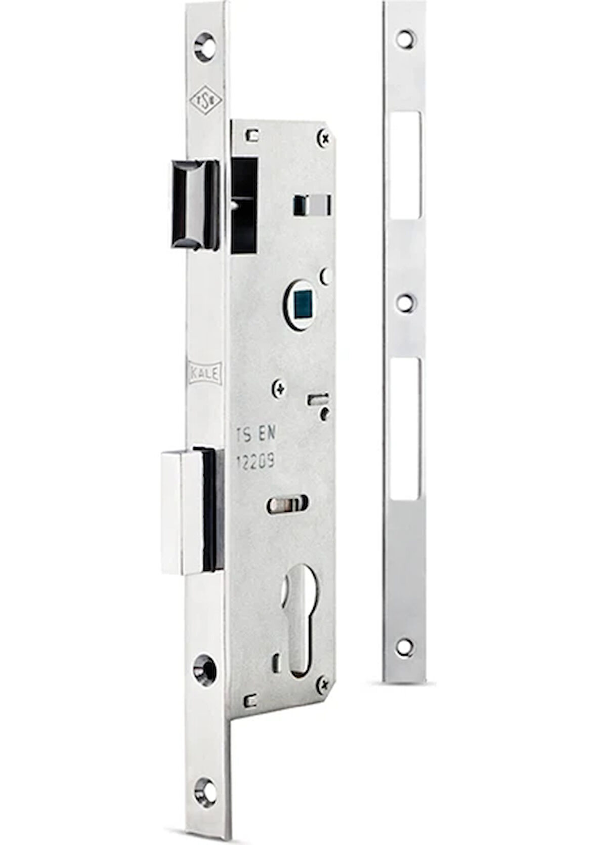 Kale 153P Kale Silindirli Gömme Kilit (Dar Tip), Pvc Kapılar Için 35MM