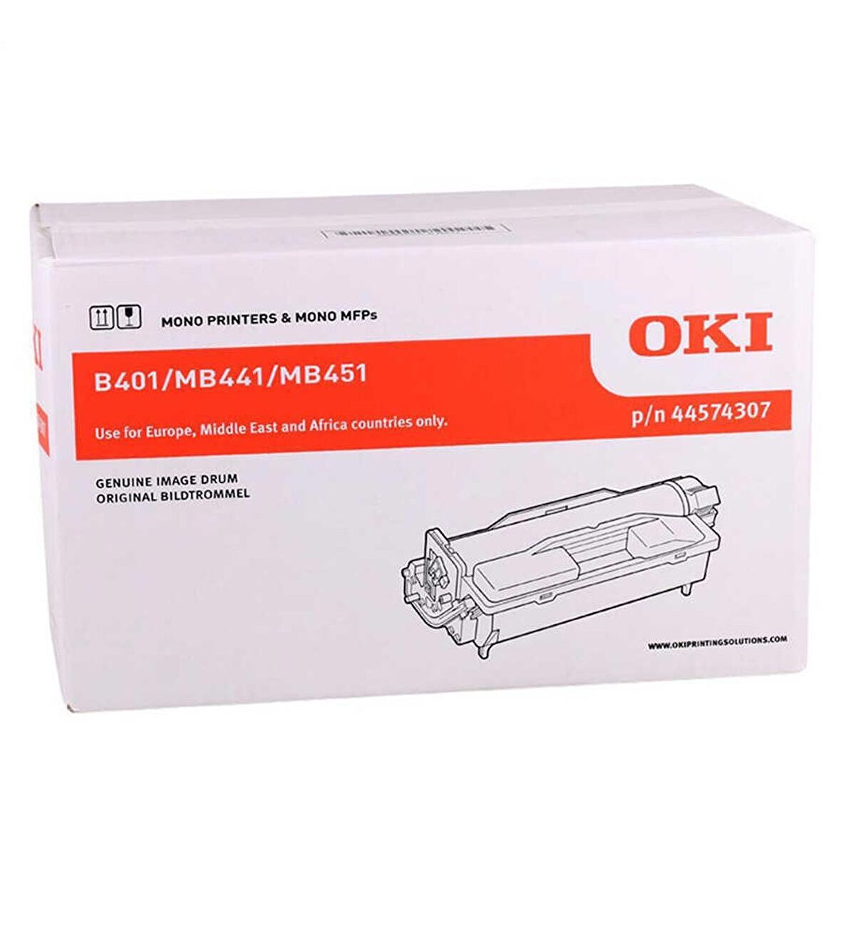 Oki B401 / MB411 / MB441 / MB451 / 44574307 Orjinal Drum Ünitesi