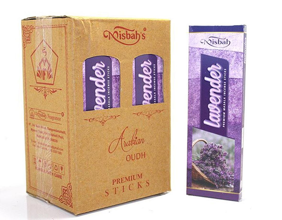 Misbah Lavender Aromalı Tütsü MİSBAH05