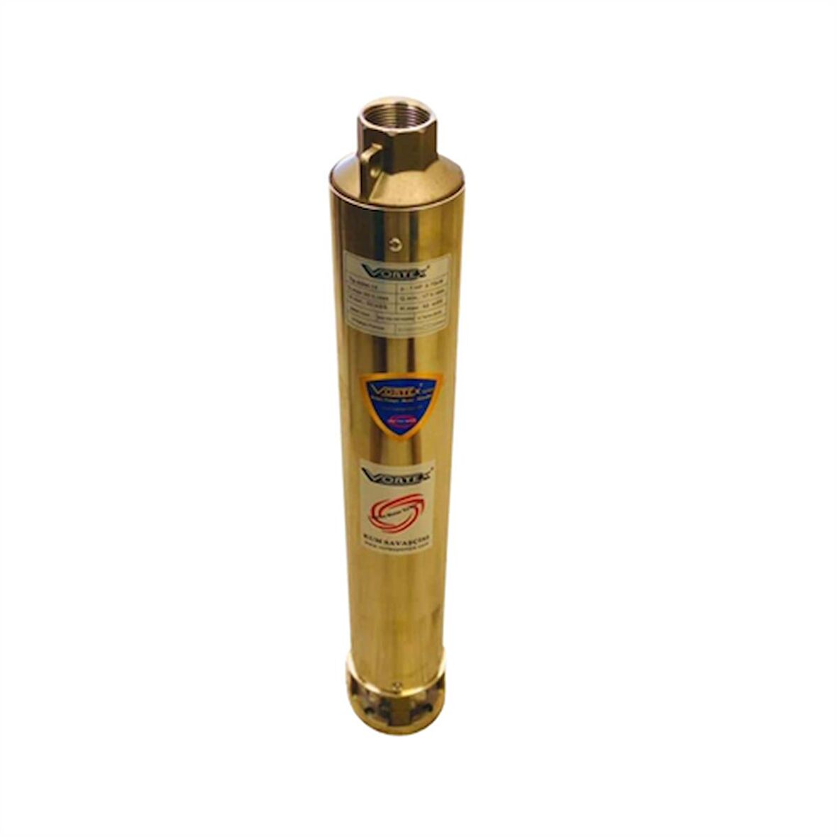 12 GM - 11 2 HP Motora Paslanmaz Çelik Başlıklı Norly Fanlı KUM Savaşcısı 4" Dalgıç Pompa Kademesi