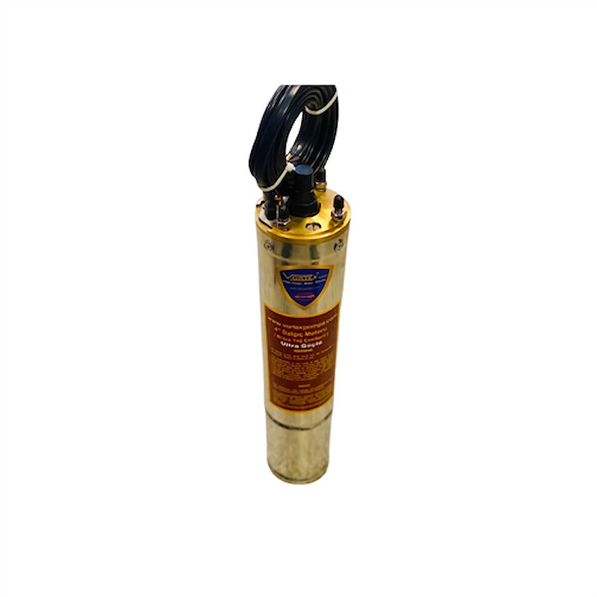 VRT 400 4 HP 380v Bronz Yağ Çemberli NSK Rulmanlı 4" Dalgıç Pompa Çıplak Motor