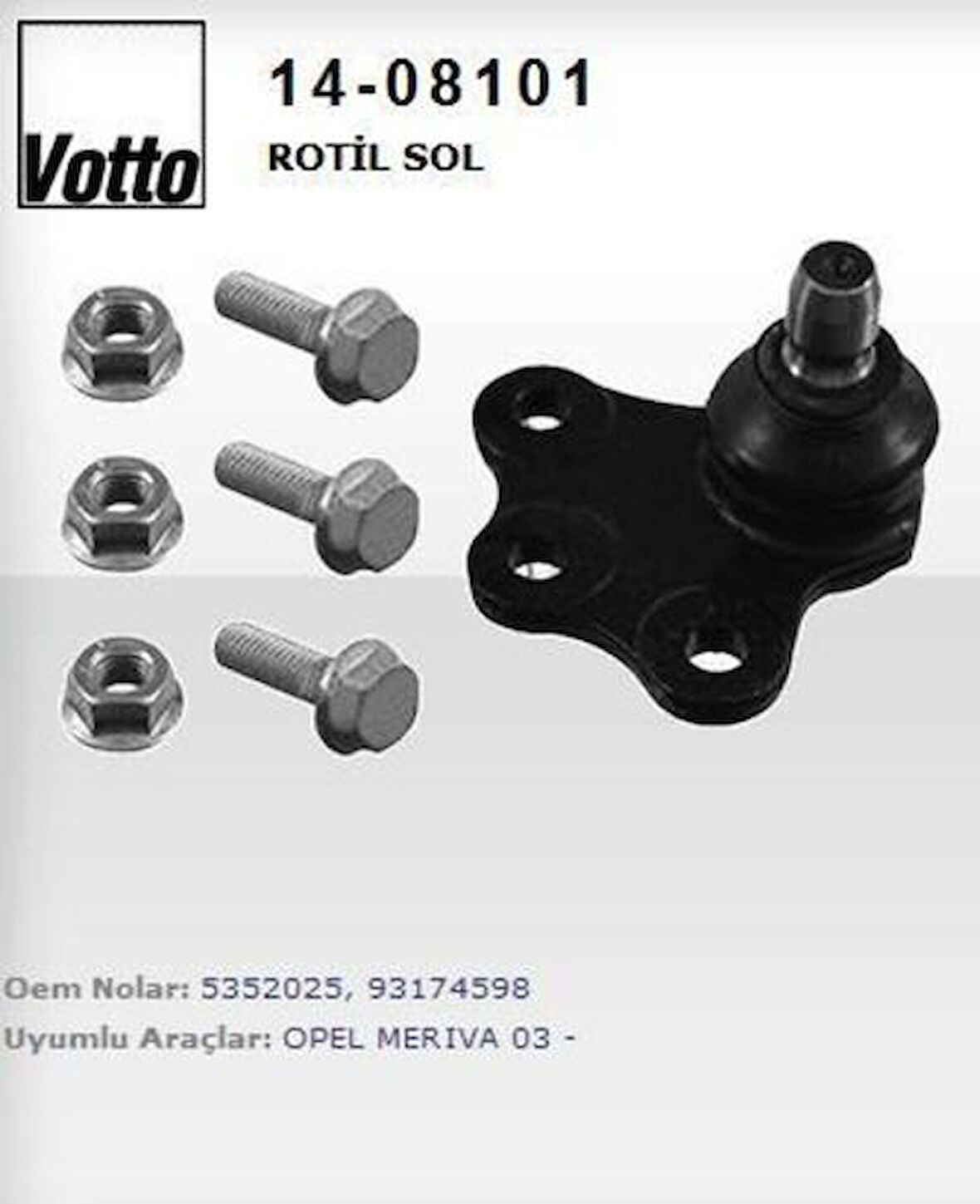 Votto 14-08101 Rotil Sol Meriva 99-02 5352025