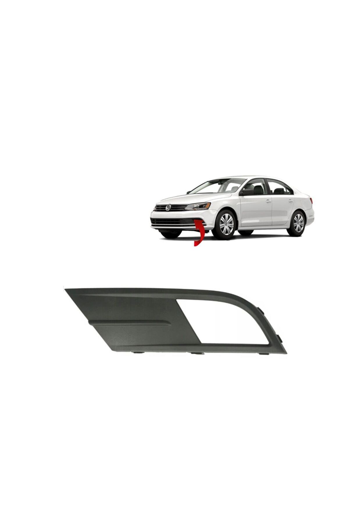 Volkswagen Jetta 2015 - 2018 Sis Kapağı Sisli Sol Şoför Tarafı - 5C6853665E