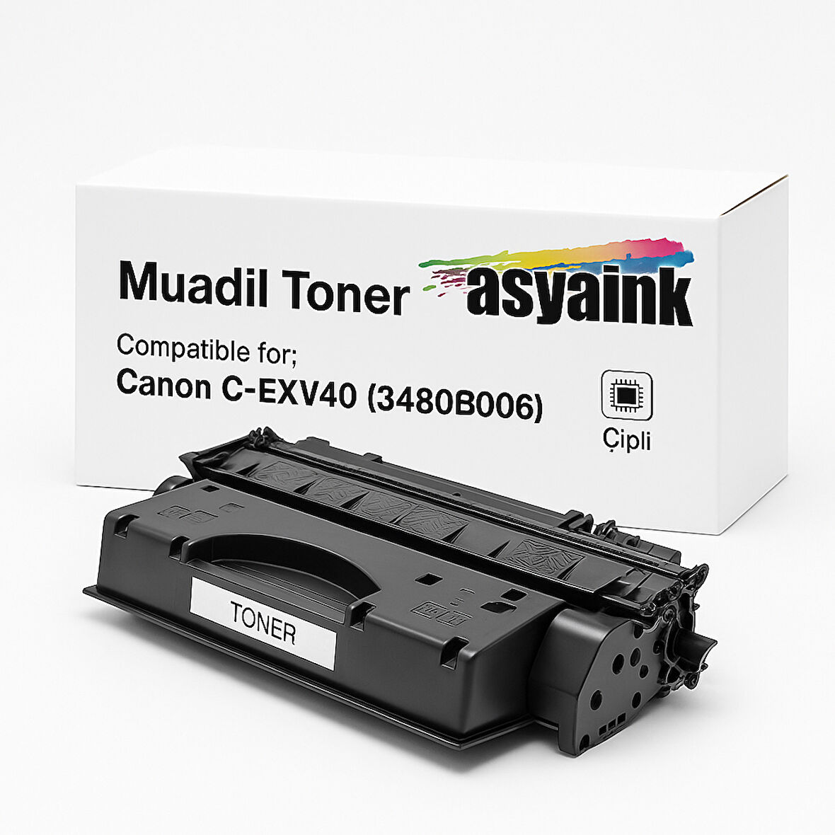 Asyaink Canon C-EXV40 Muadil Toner Çipli 6400 Sayfa