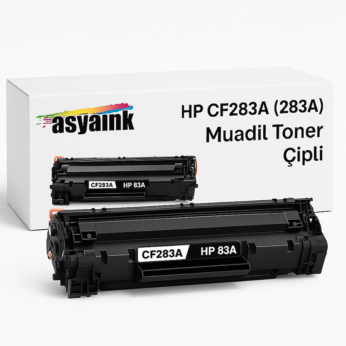 Asyaink HP CF283A (283A) Muadil Toner – Çipli – 1.600 Sayfa