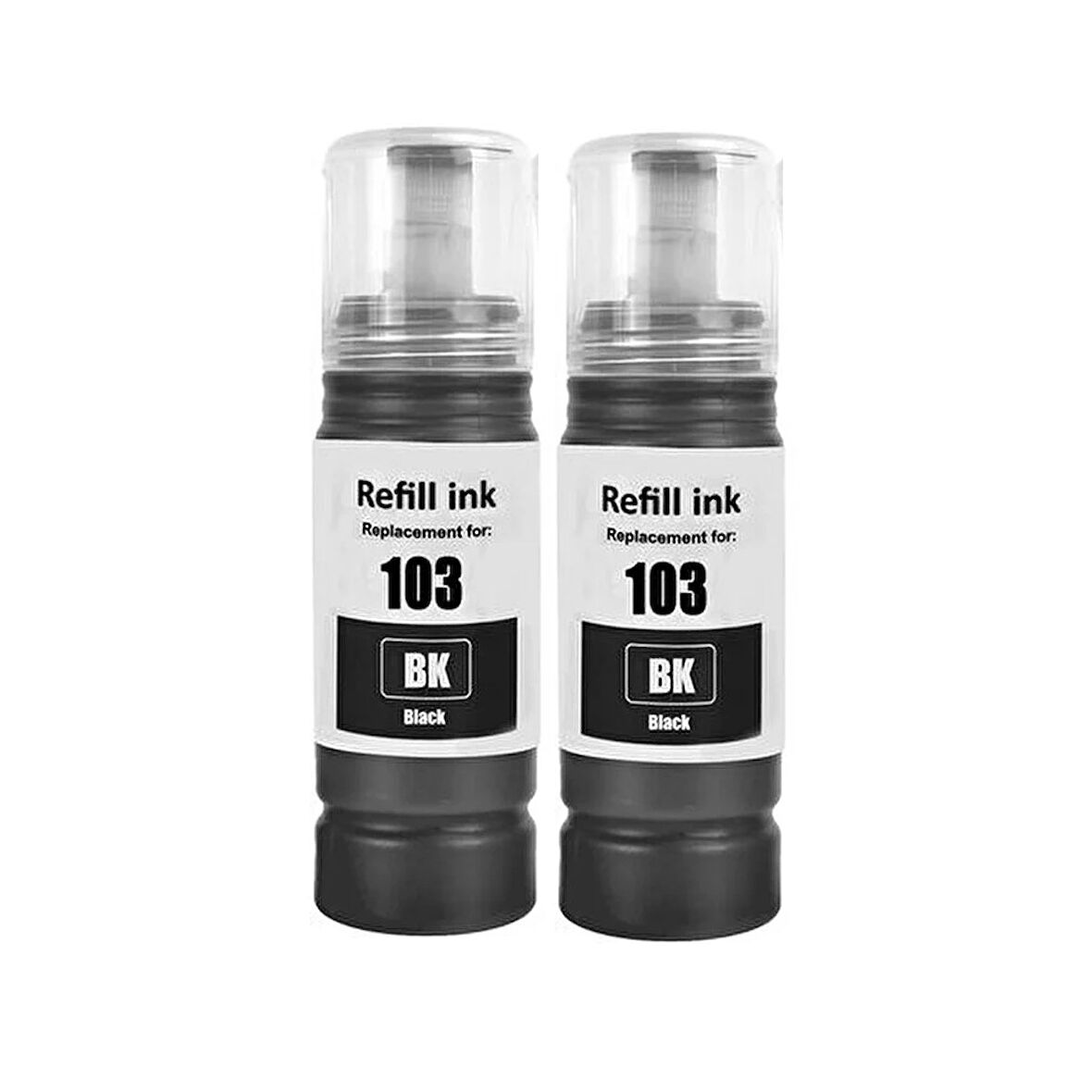 Epson 103 Muadil Uyumlu Siyah Mürekkep 2'li – L3150, L3151, L3156, L3160, L3210, L3211