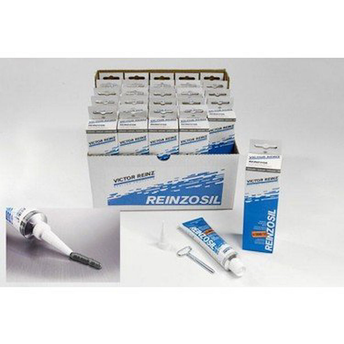 Victor Reinz 70 ML Sıvı Conta (Reinzosil) Siyah - Yüksek Isıya Dayanıklı Profesyonel Çözüm (-50°C & +300°C)