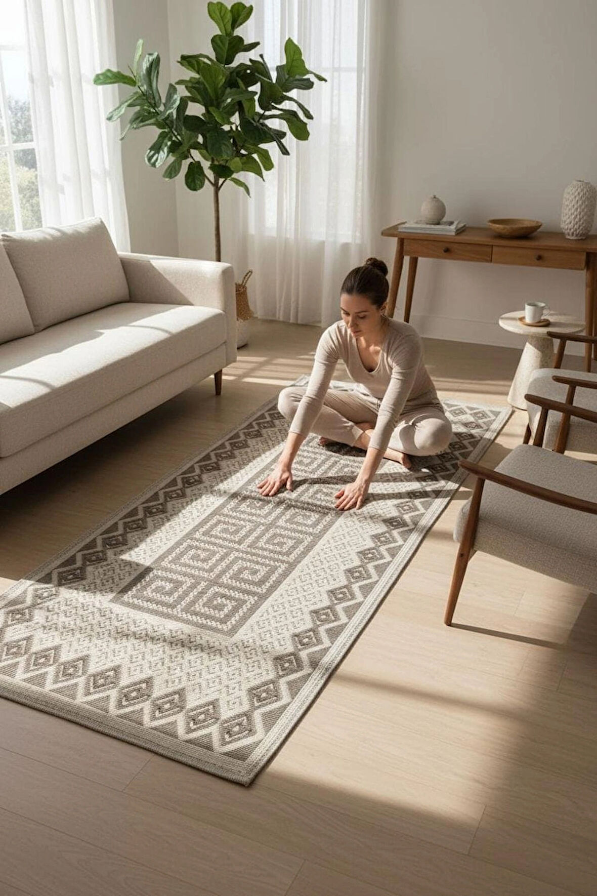  Pamuklu Kaymaz Taban Dikdörtgen Banyo Paspası – Yüksek Emici Pamuk Dokuma Banyo Halısı 80 x 150 cm Ölçüsünde