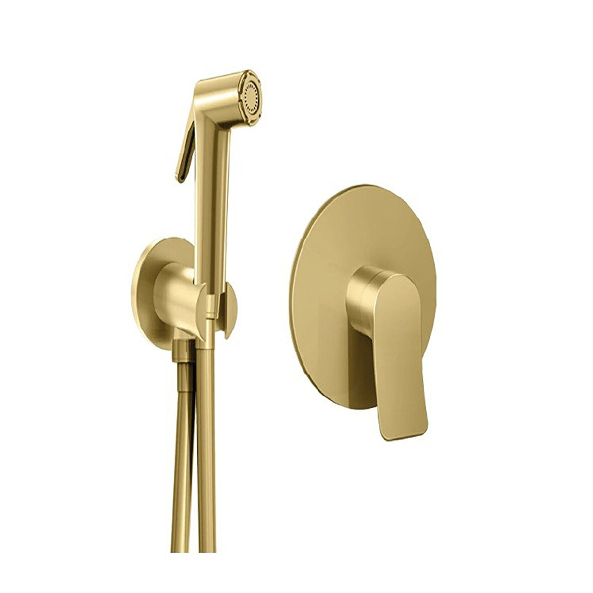 VALTEMO VALERO ROUND ANKASTRE SHUT-OFF BATARYA SETİ (MAT ALTIN)