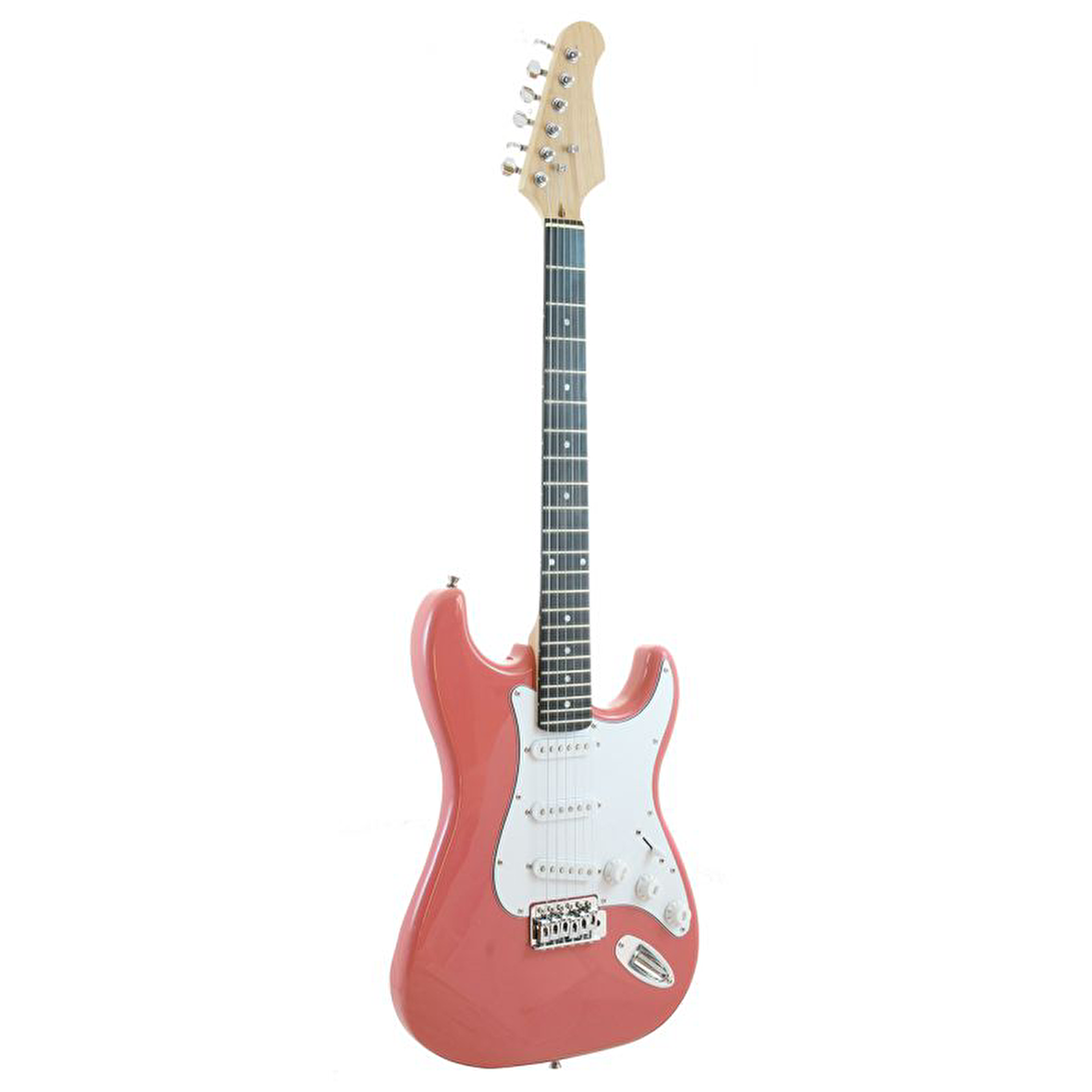 Vision Strat SSS Pembe Elektro Gitar (Taşıma Çantası Hediyeli)