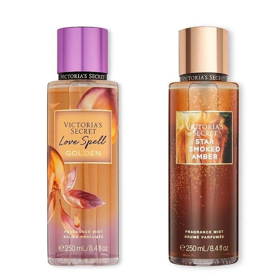 VICTORIA'S SECRET Love Spell Golden-Star Smoked Amber Vücut Spreyi İkili Set