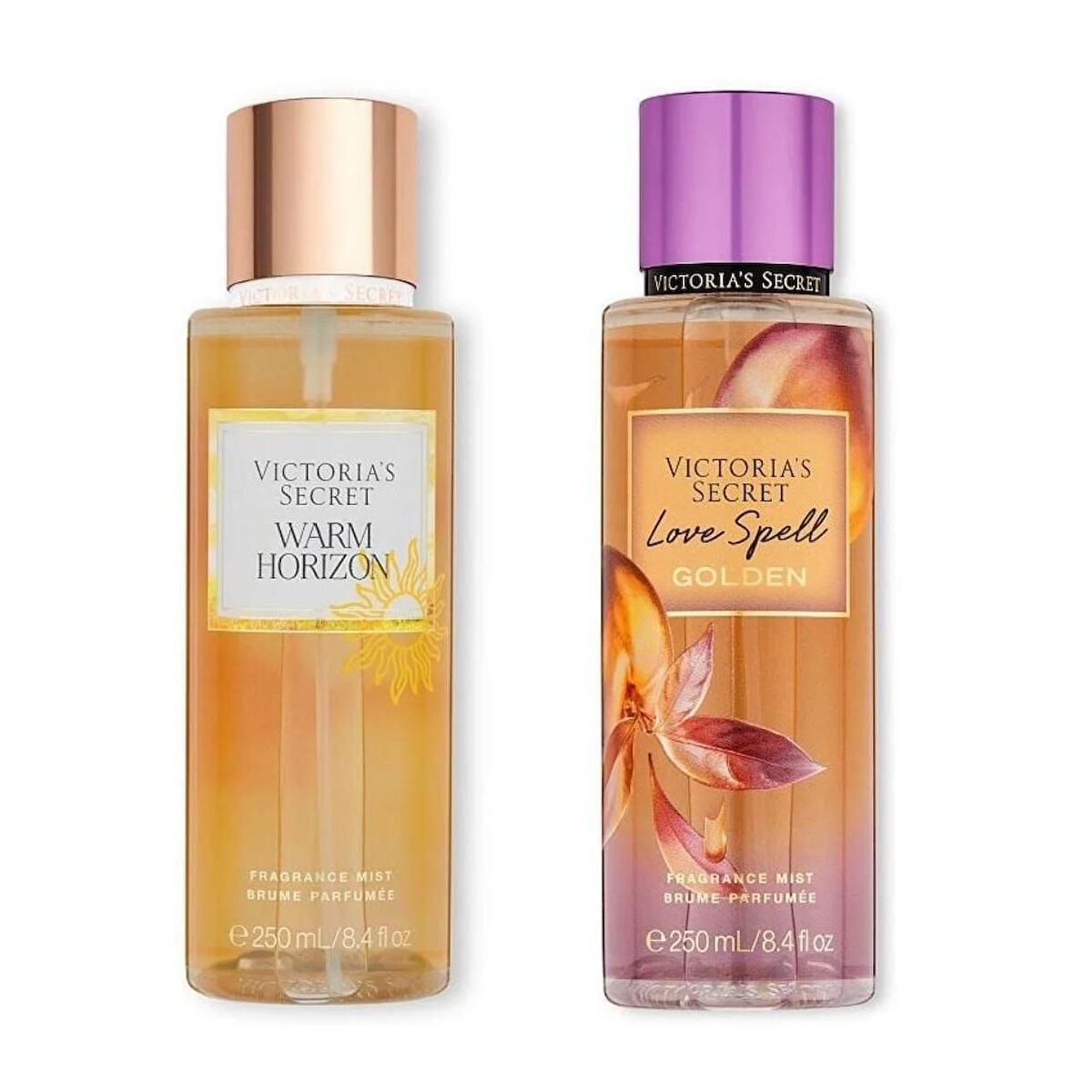 VICTORIA'S SECRET Warm Horizon-Love Spell Golden Vücut Spreyi İkili Set