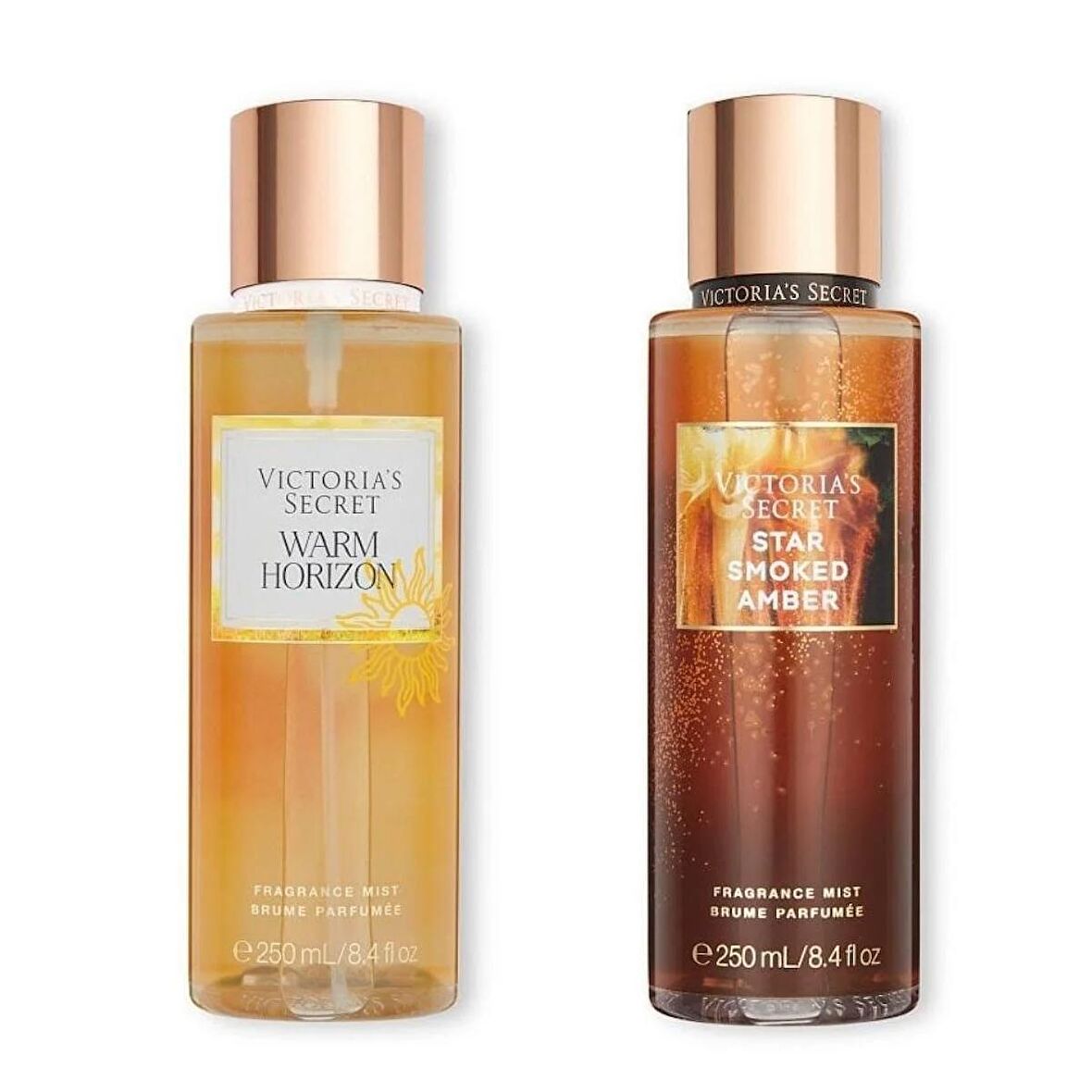 VICTORIA'S SECRET Warm Horizon-Star Smoked Amber Vücut Spreyi İkili Set