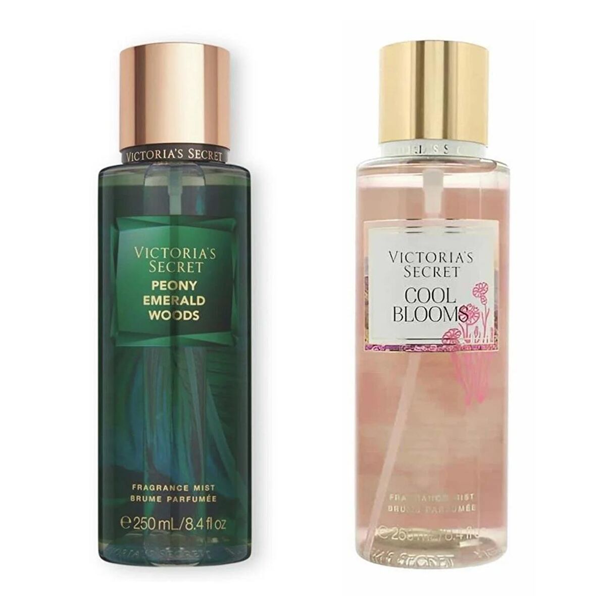 VICTORIA'S SECRET Peony Emerald Woods-Cool Blooms Vücut Spreyi İkili Set