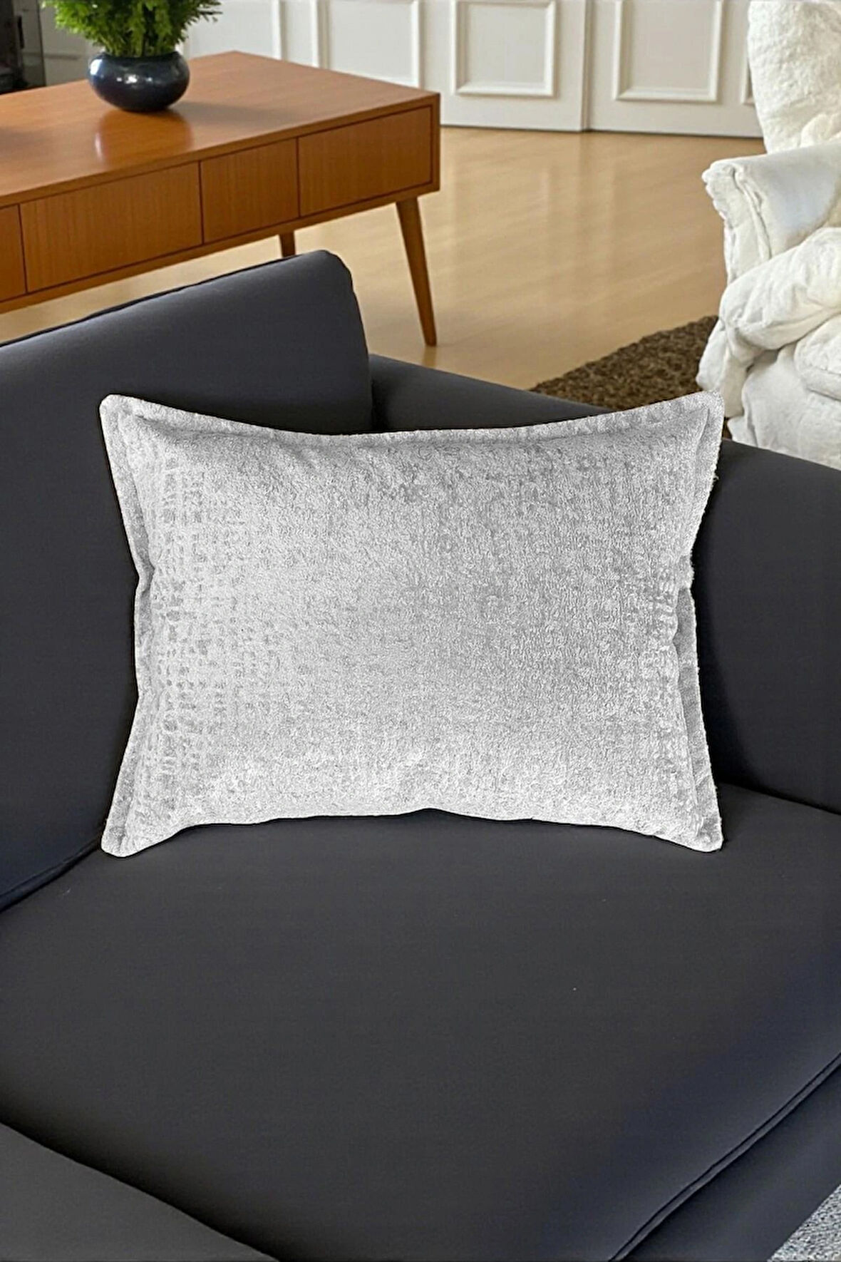 İthal Kadife Dekoratif Kırlent Kılıfı 35x50 cm – Yumuşak Dokulu Dikdörtgen Yastık ve Ev Aksesuarı