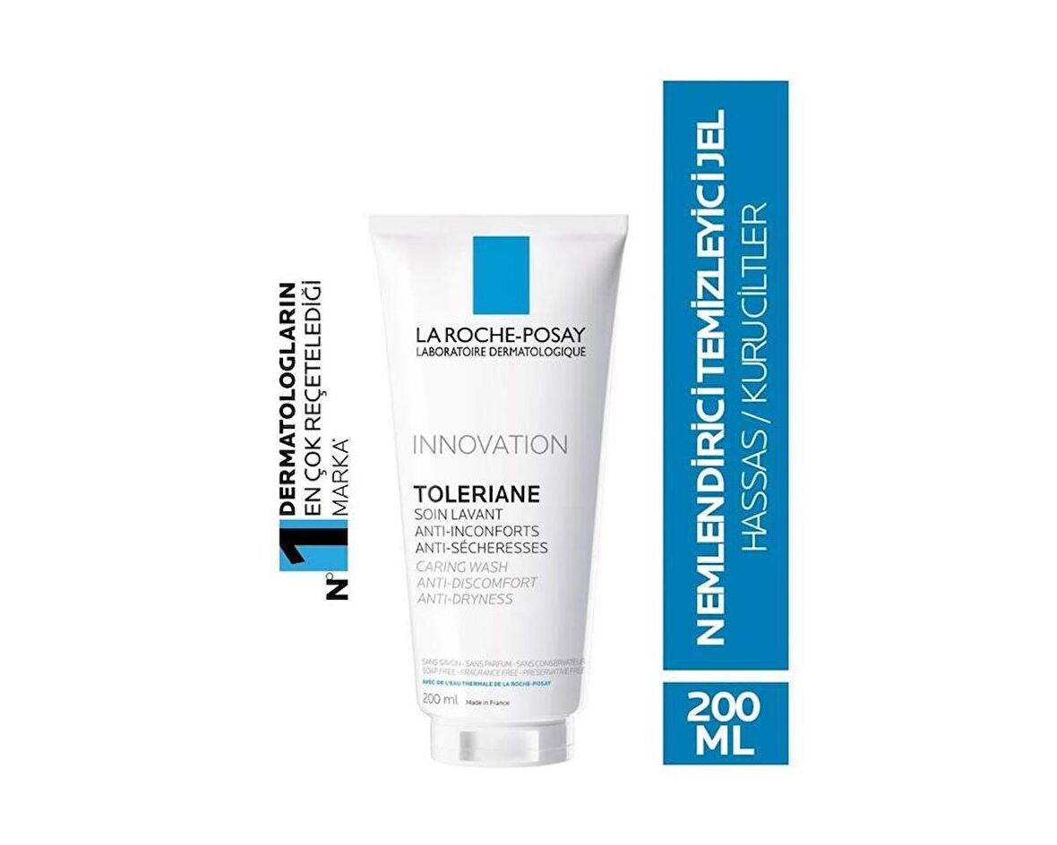 La Roche Posay Toleriane Caring Wash Temizleyici Jel 200 Ml - SKT: 03/2026