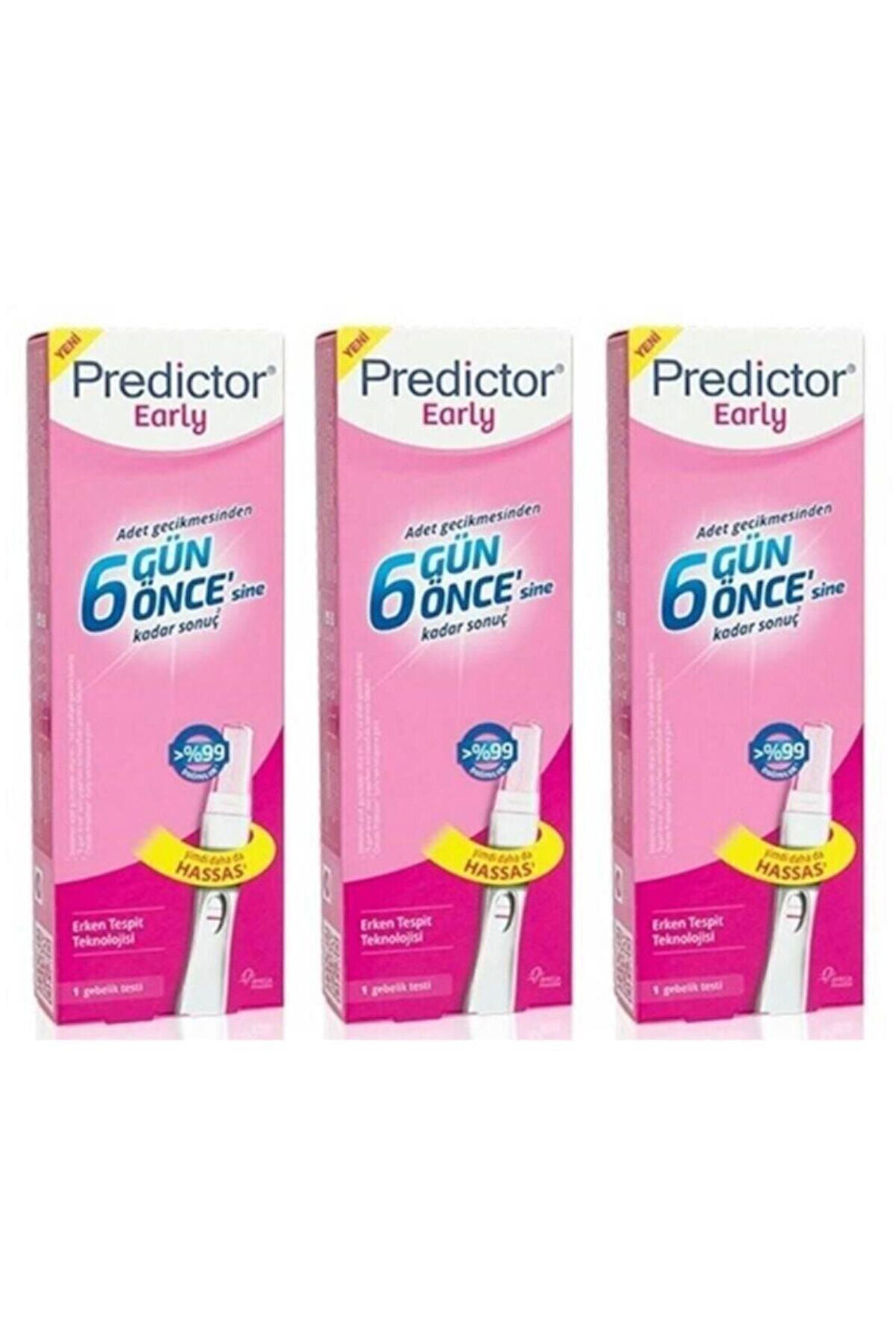 Predictor Early Erken Gebelik Testi | 3 Adet