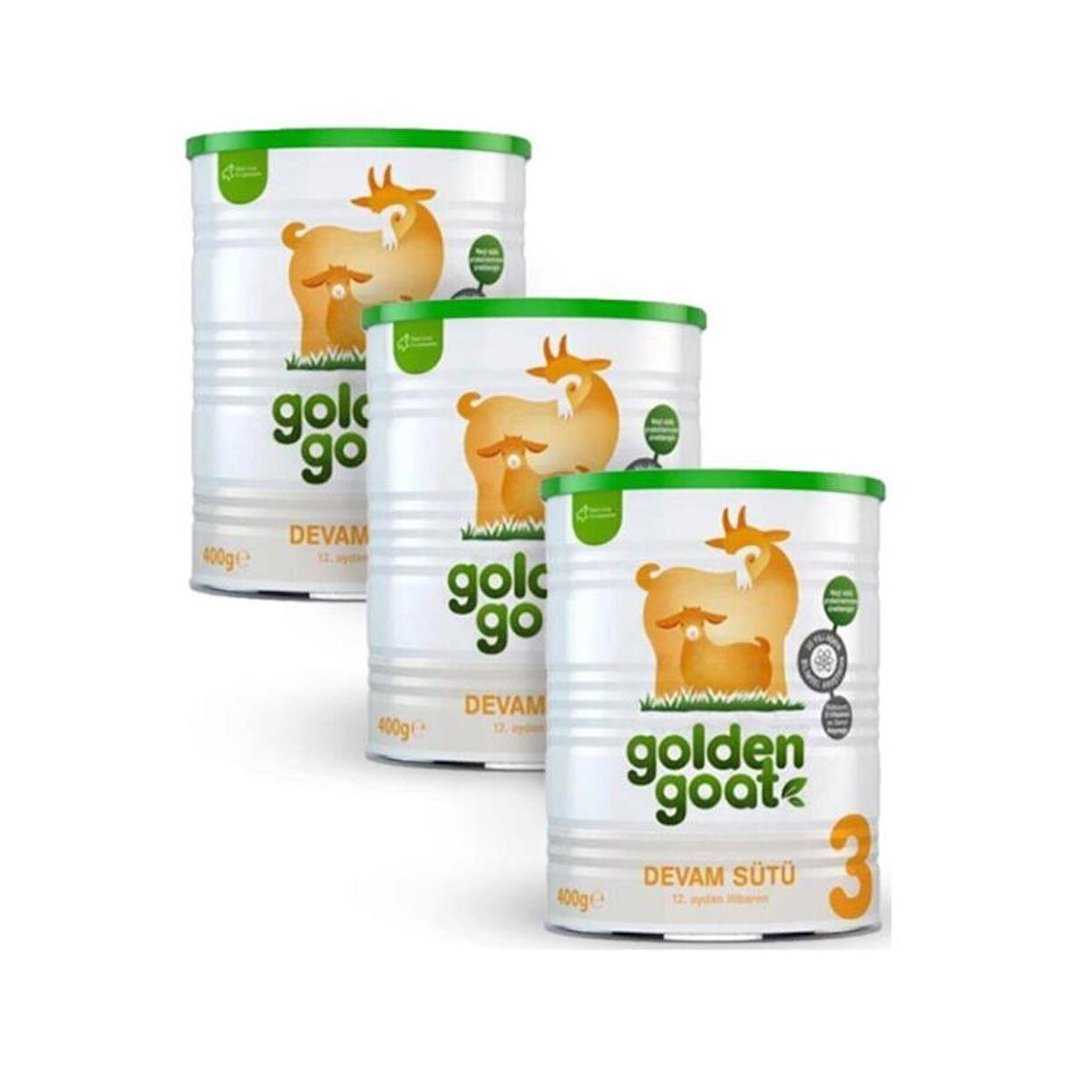 Golden Goat 3 Keçi Sütü Bazlı Bebek Sütü 3'lü Paket