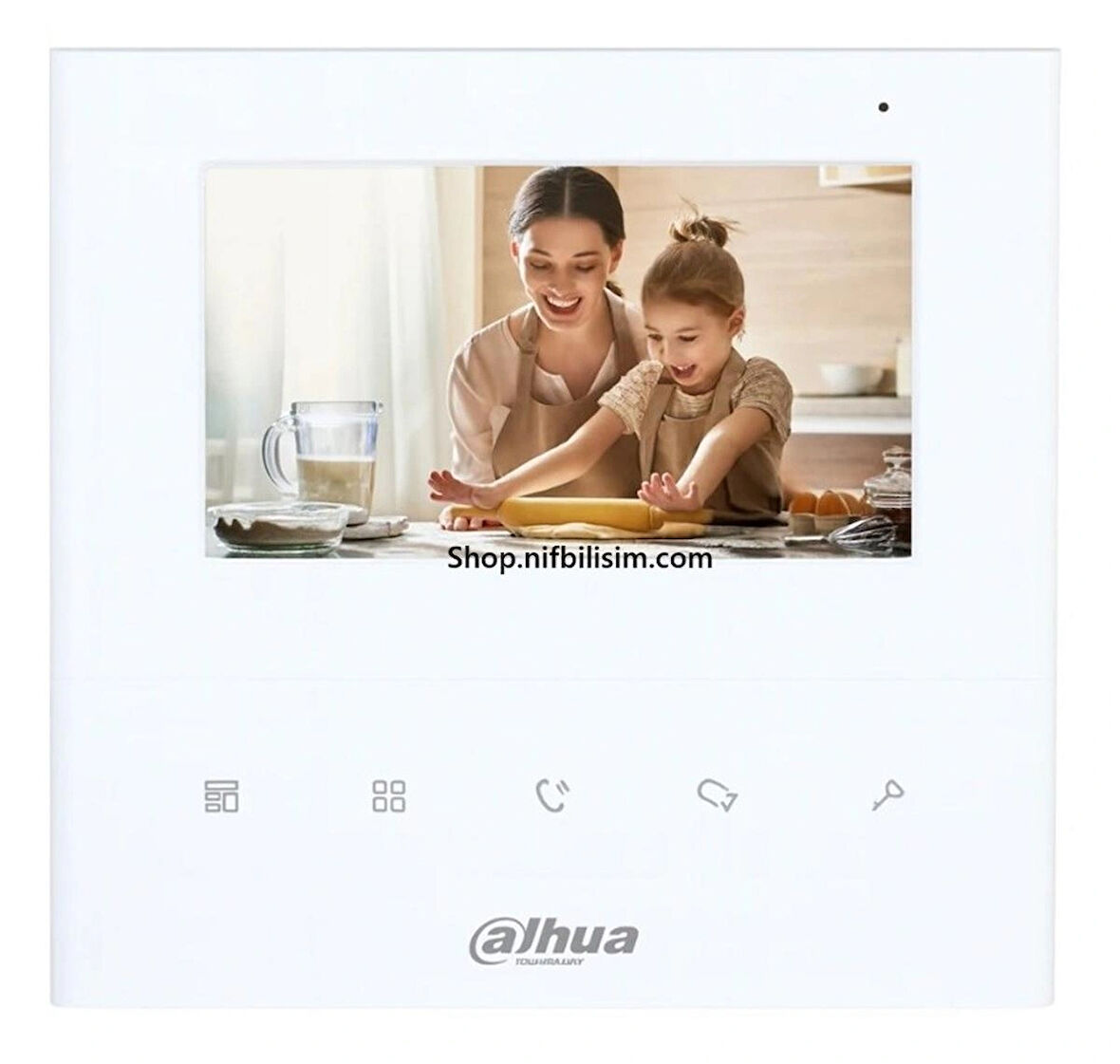 Dahua VTH1010J 4.3" Analog İç Mekan Monitörü Dahua Analog KTA04 İç Ekran KTA02 İç Ekran