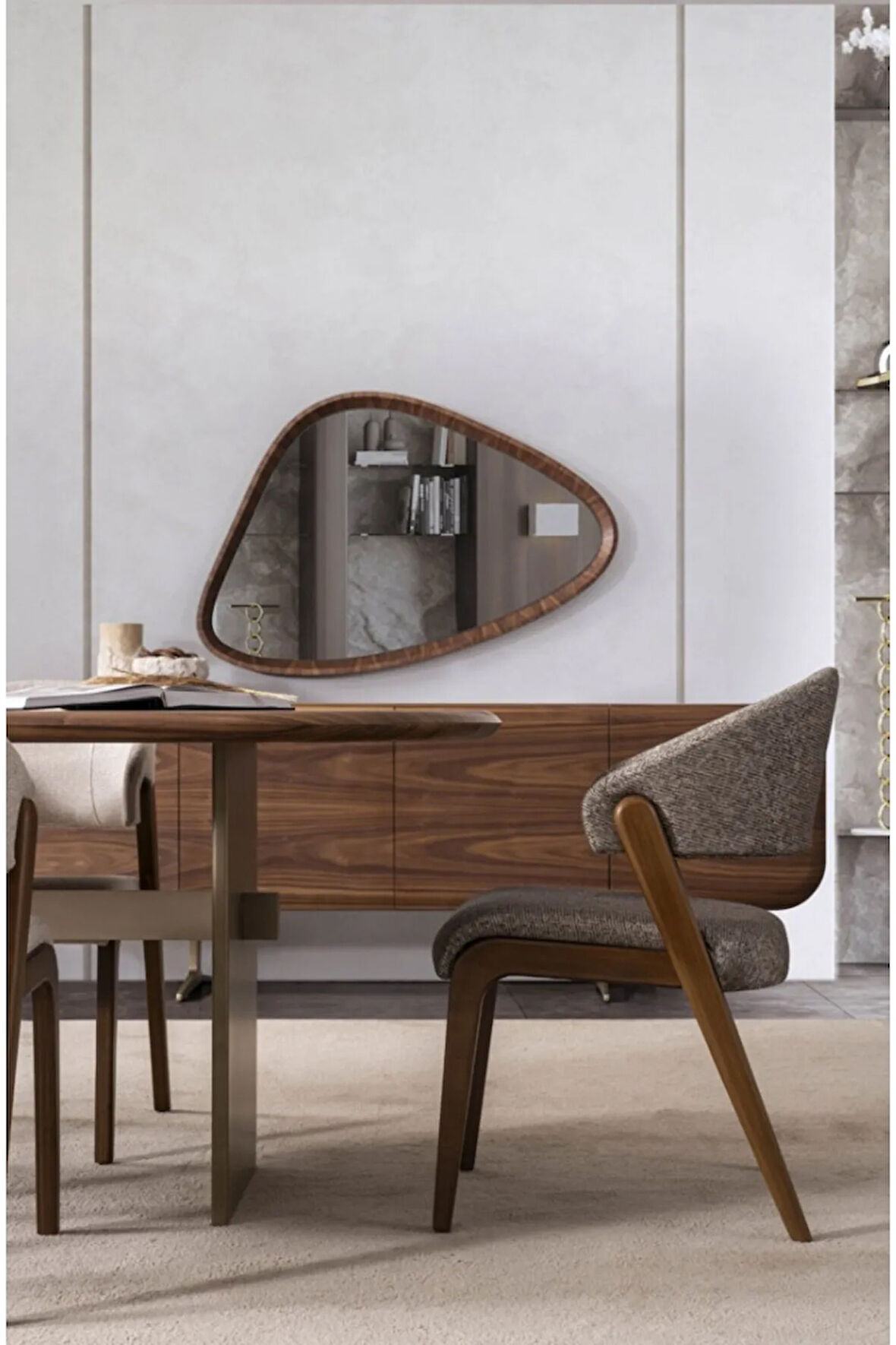 Vitton Ahşap Yemek Odası Sandalyesi