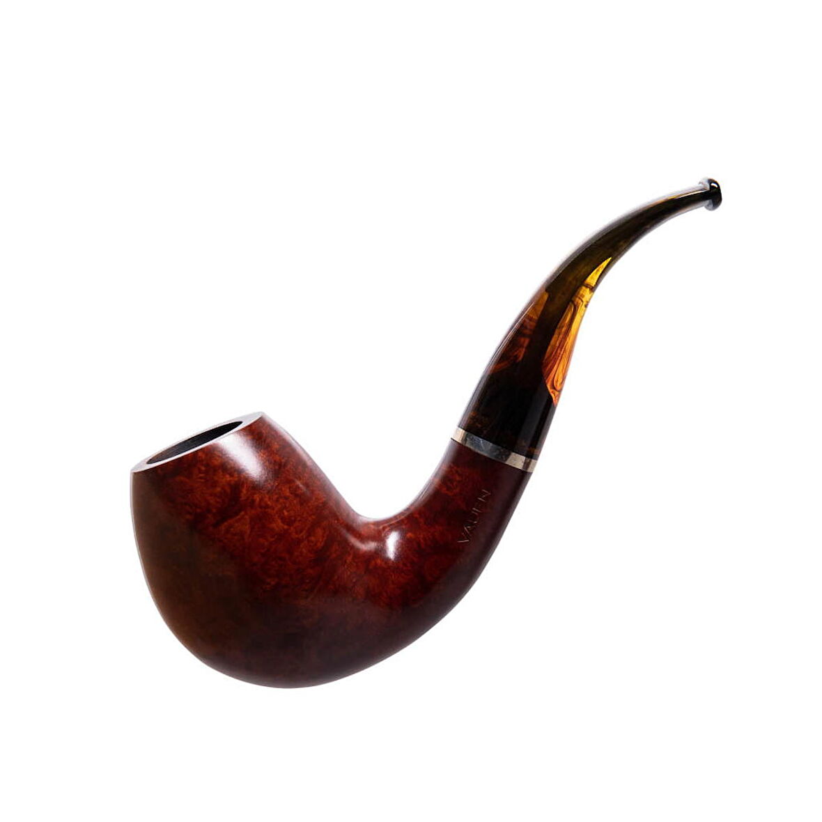 Vauen Classic Brown 3973 9mm. Filtreli Akrilik Saplı Pipo (209072)