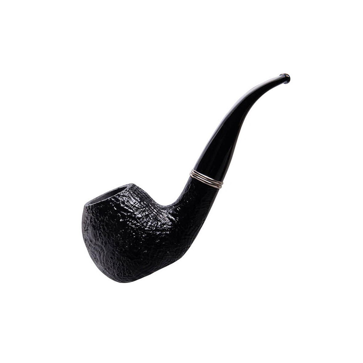 Vauen Classic Schwartz 4479 9mm. Filtreli Akrilik Saplı Pipo (209186)