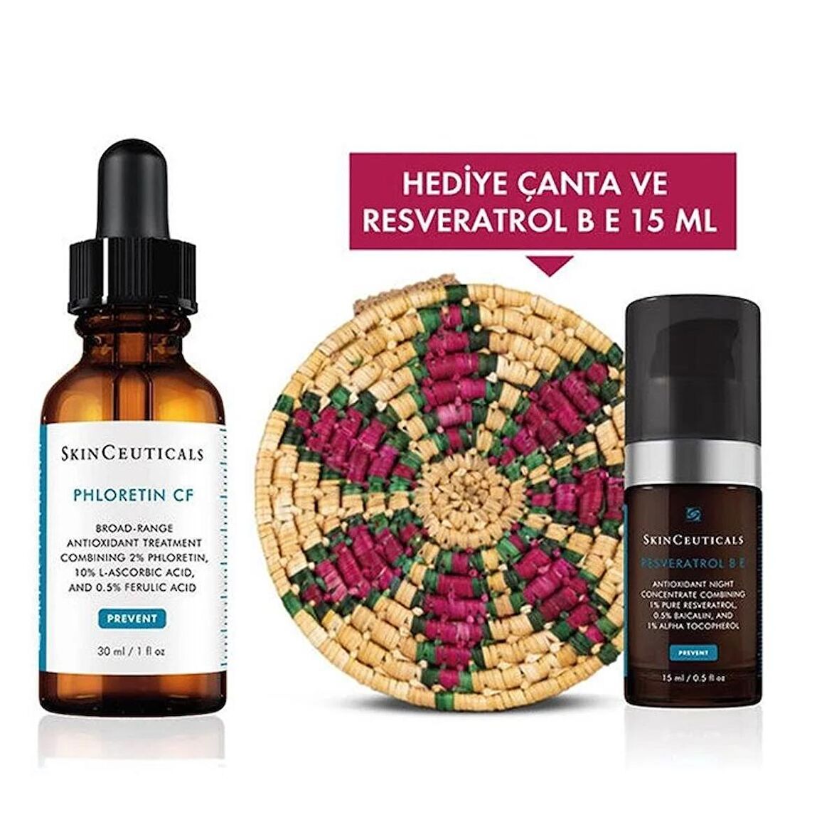 Skinceuticals Phloretin+Resveratrol 15 ml+Çanta