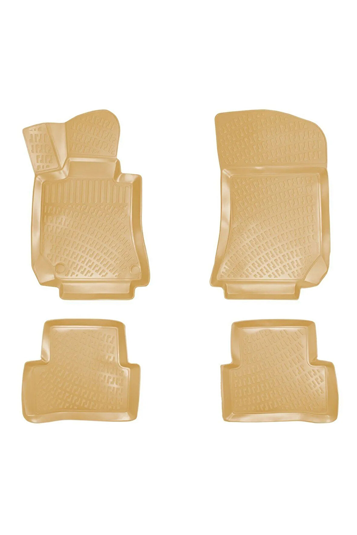 Mercedes CLS W218 2014 Araca Özel Tasarım 3D Havuzlu Bej Paspas