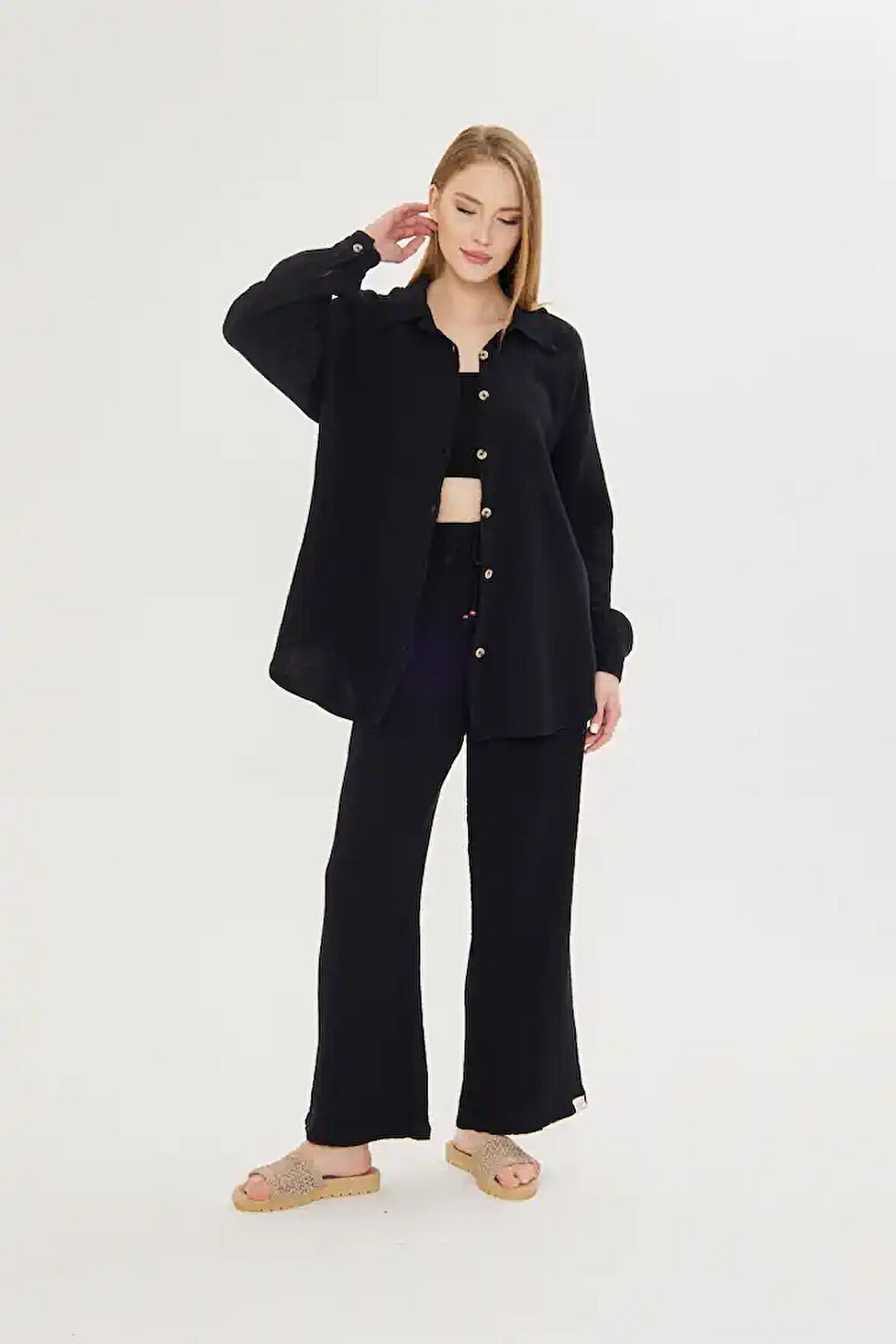 Reglan Kol Müslin Gömlek