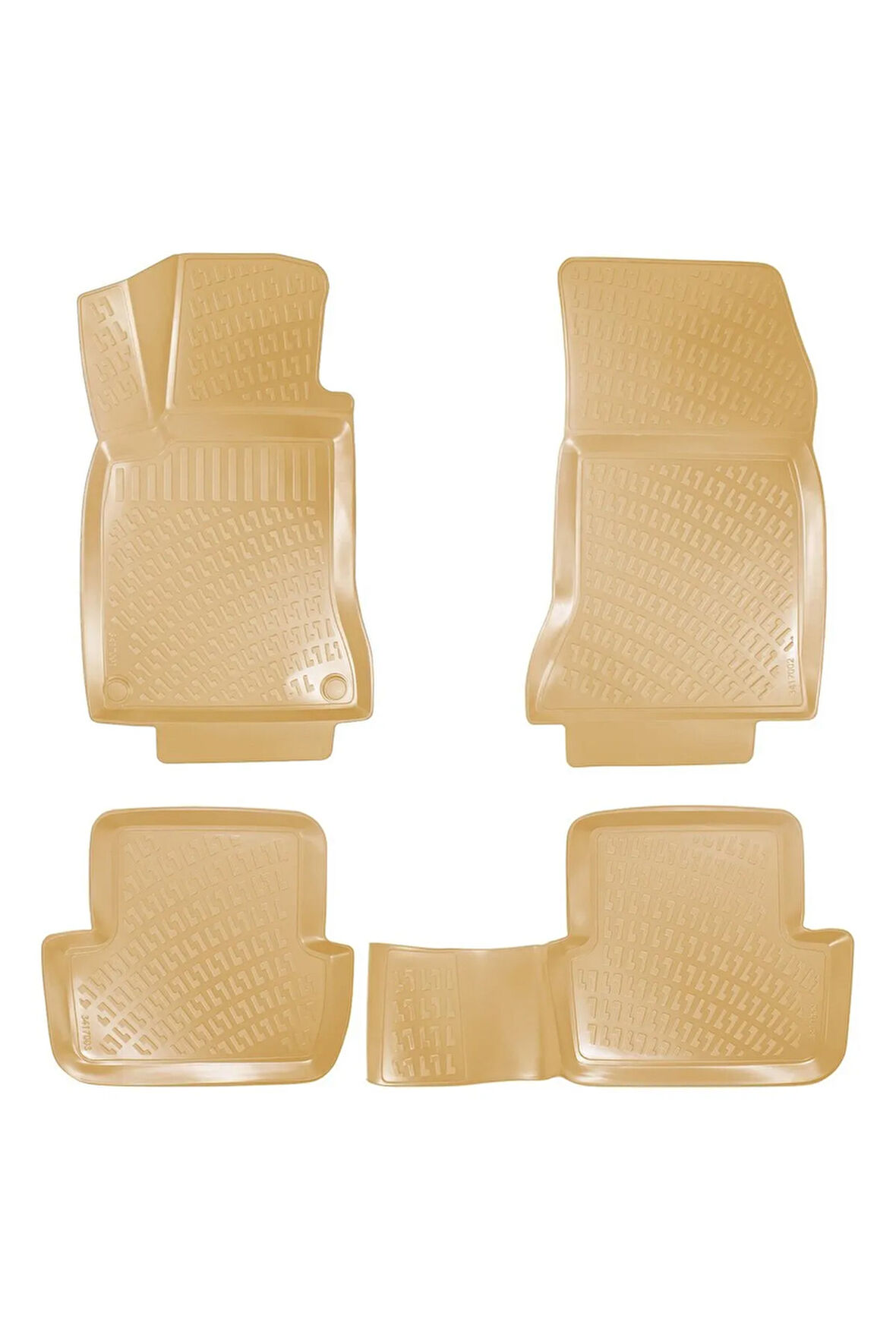 Mercedes A Serisi W177 HB 2018 Araca Özel Tasarım 3D Havuzlu Bej Paspas