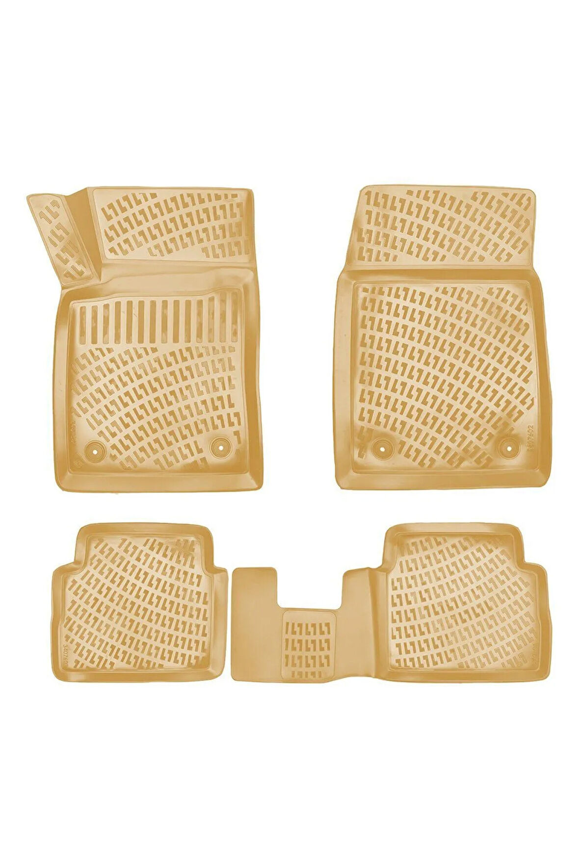 Opel Vectra C 2004 Araca Özel Tasarım 3D Havuzlu Bej Paspas