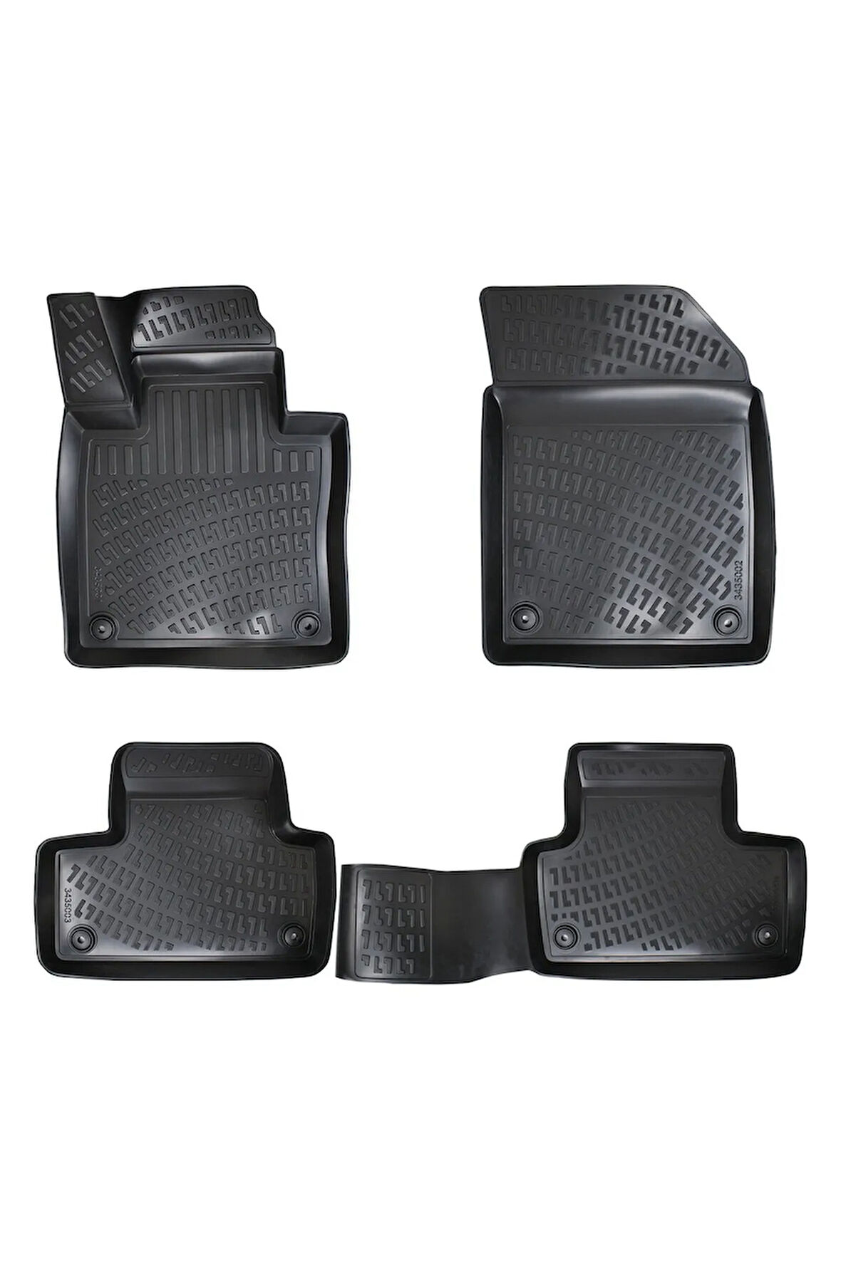 Volvo V60 2022 Araca Özel Tasarım 3D Havuzlu Paspas