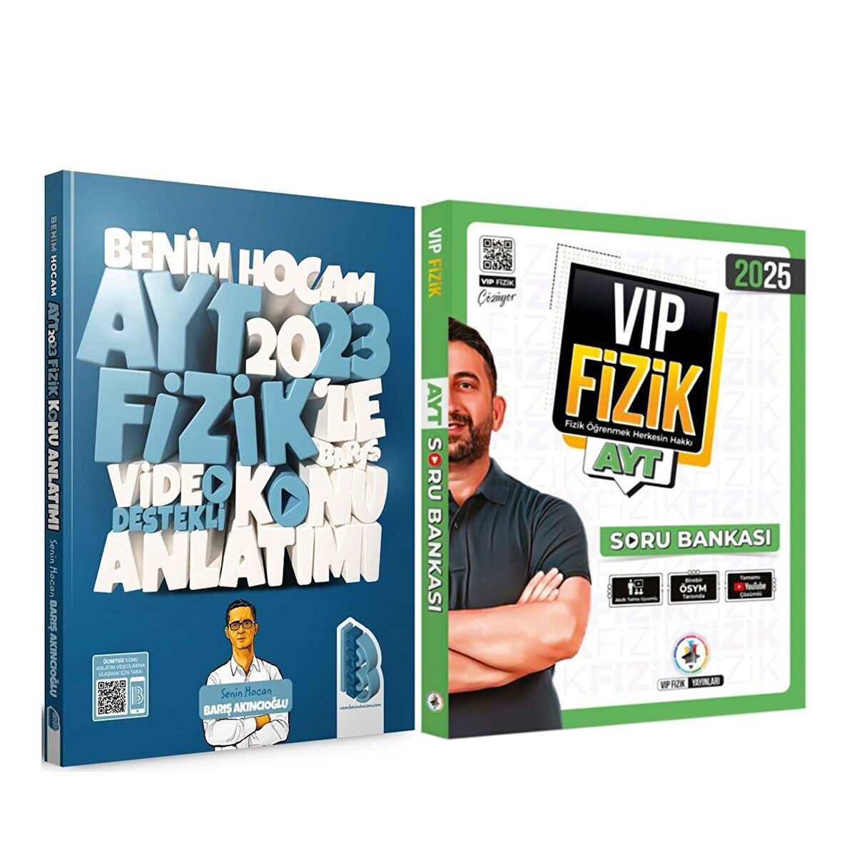 Benim Hocam 2023 AYT Fizik Konu ve KR Akademi Vip Soru Bankası Seti 2 Kitap