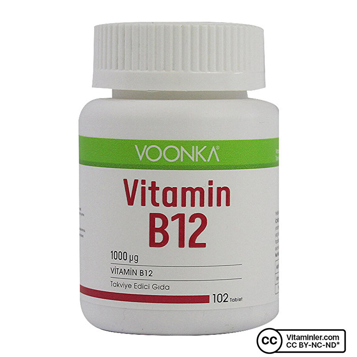 Voonka Vitamin B12 102 Tablet - AROMASIZ