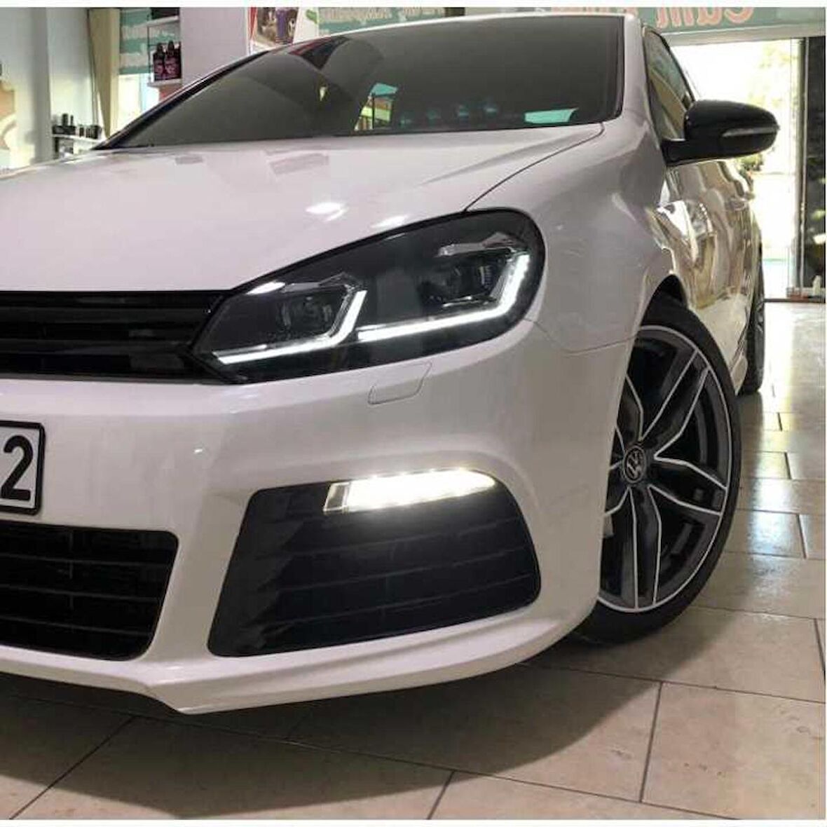 GOLF 6 İÇİN 7.5 GÖRÜNÜM J LED FAR